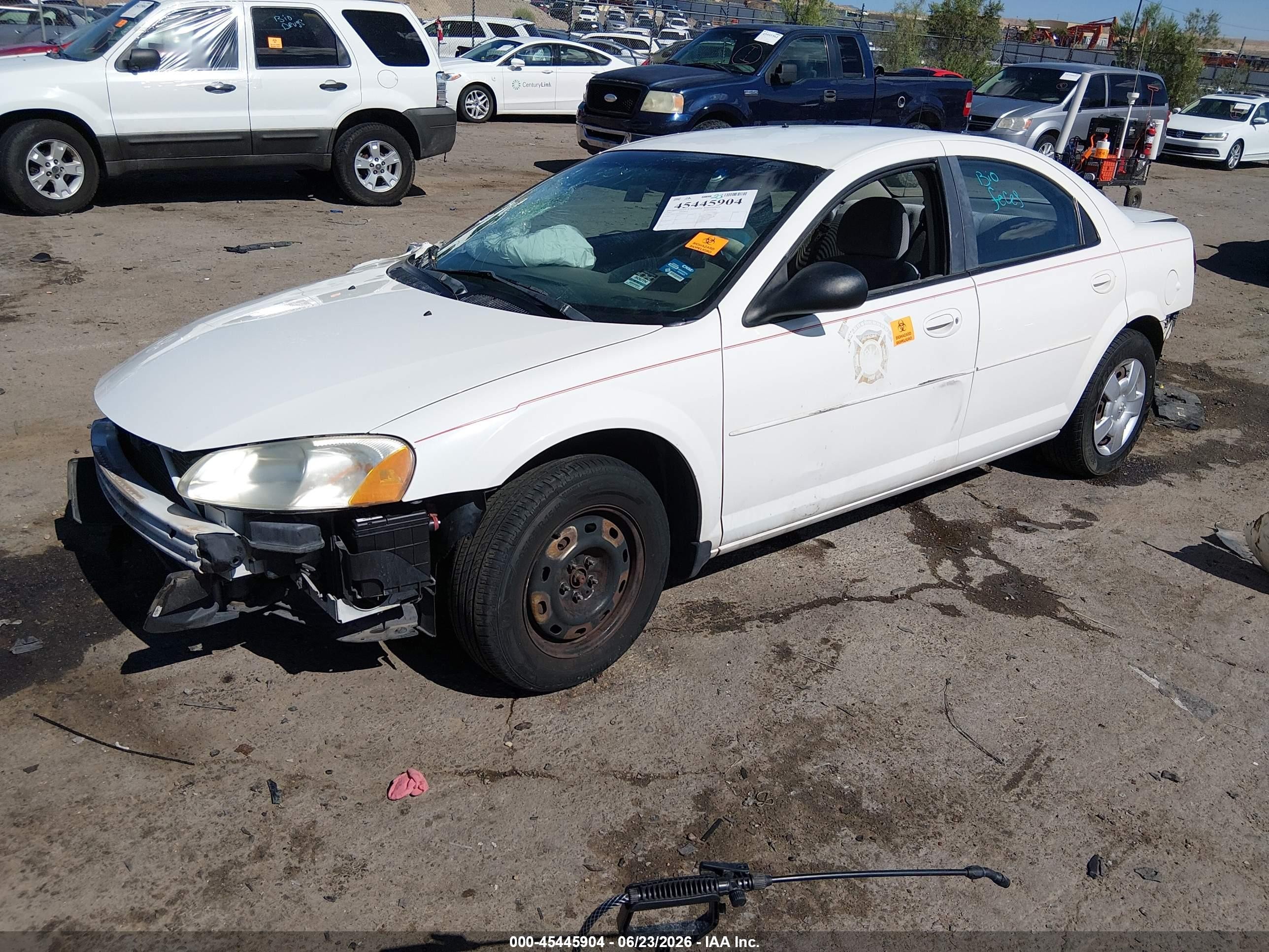2005 Dodge Stratus Sxt Белый vin: 1B3EL46T65N645110