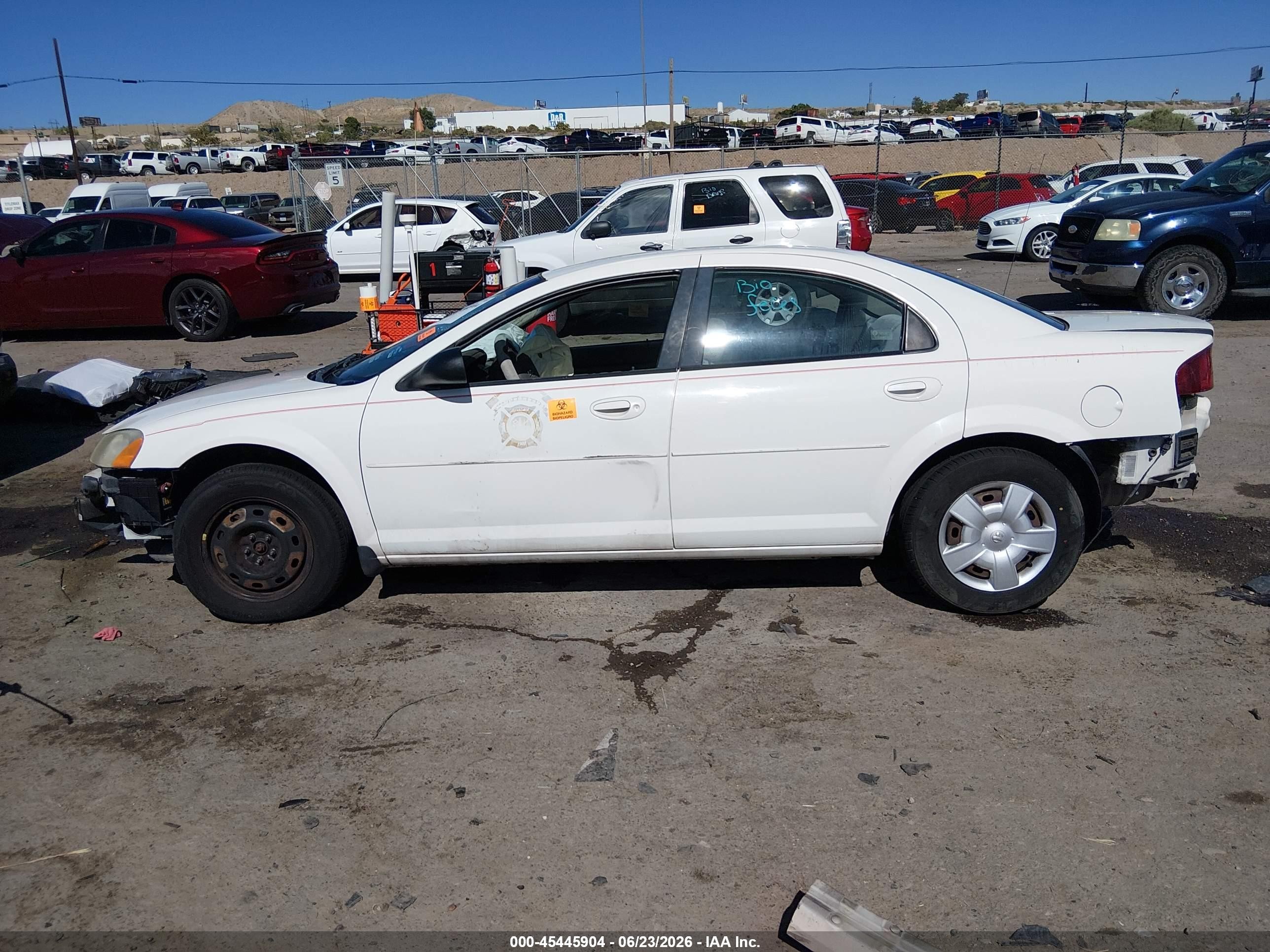 2005 Dodge Stratus Sxt Белый vin: 1B3EL46T65N645110