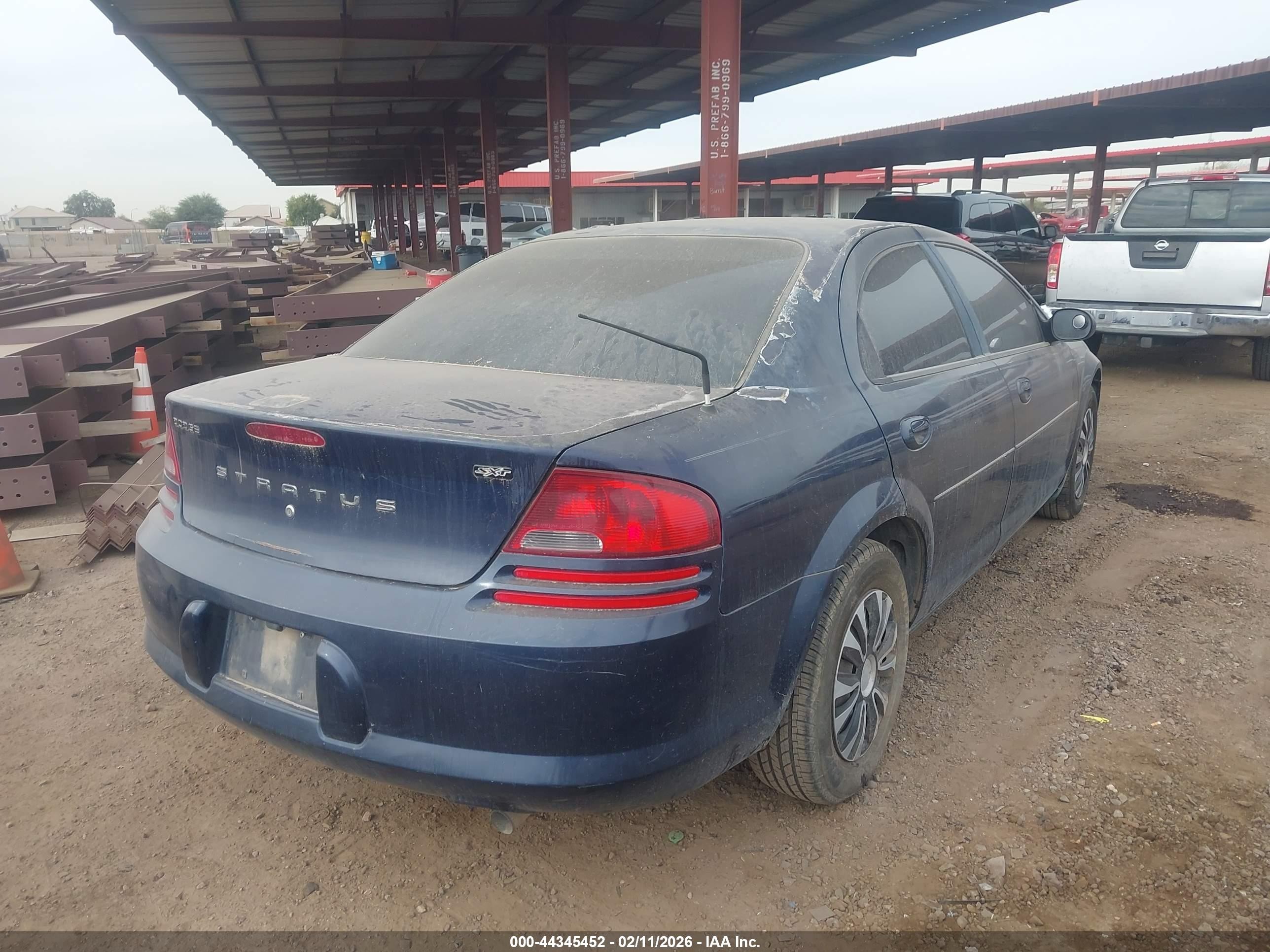2005 Dodge Stratus Sxt Dark Blue vin: 1B3EL46T85N600251
