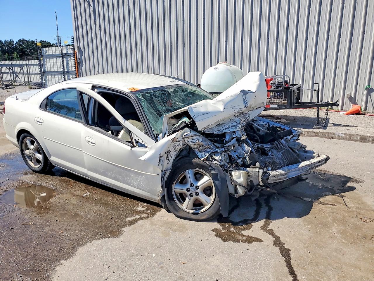 2006 Dodge Stratus Sxt White vin: 1B3EL46TX6N112811