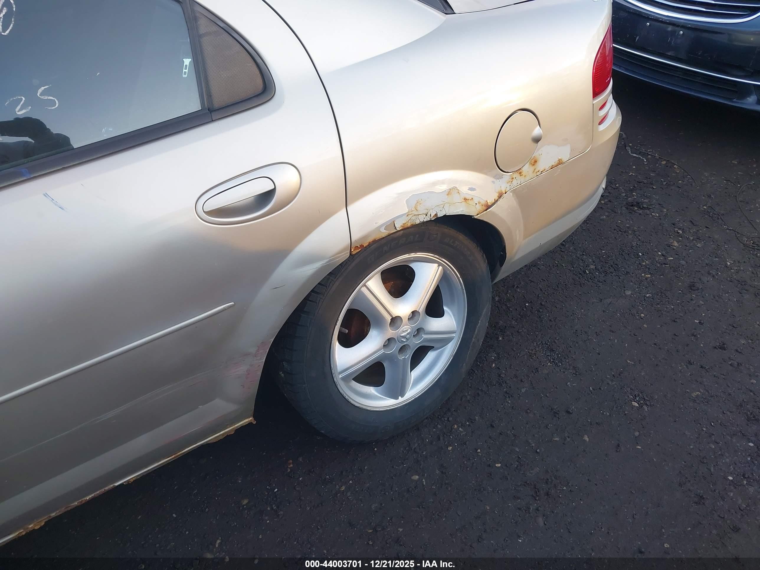 2005 Dodge Stratus Sxt Gold vin: 1B3EL46X05N573498