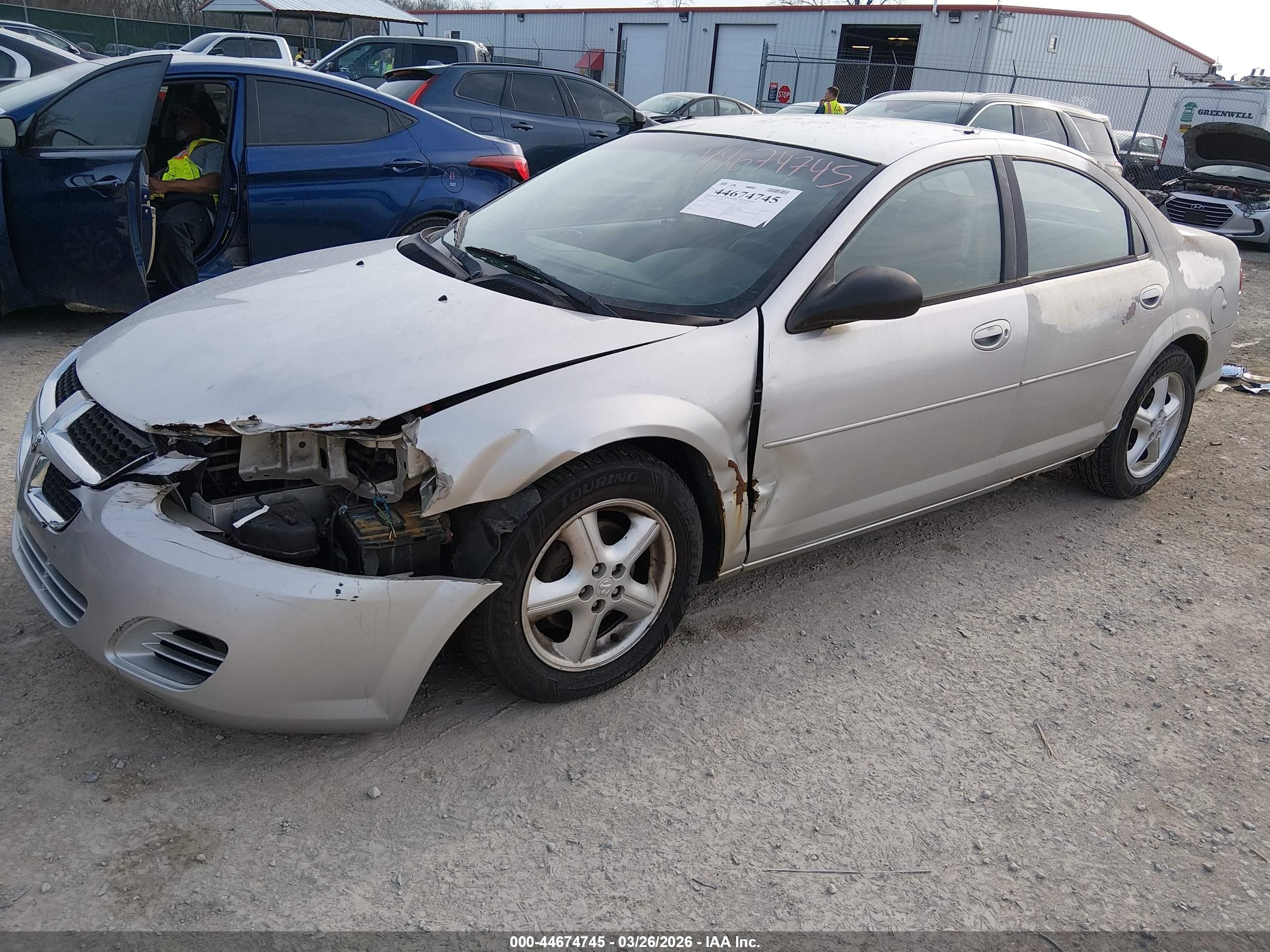 2006 Dodge Stratus Sxt Silver vin: 1B3EL46X06N185219