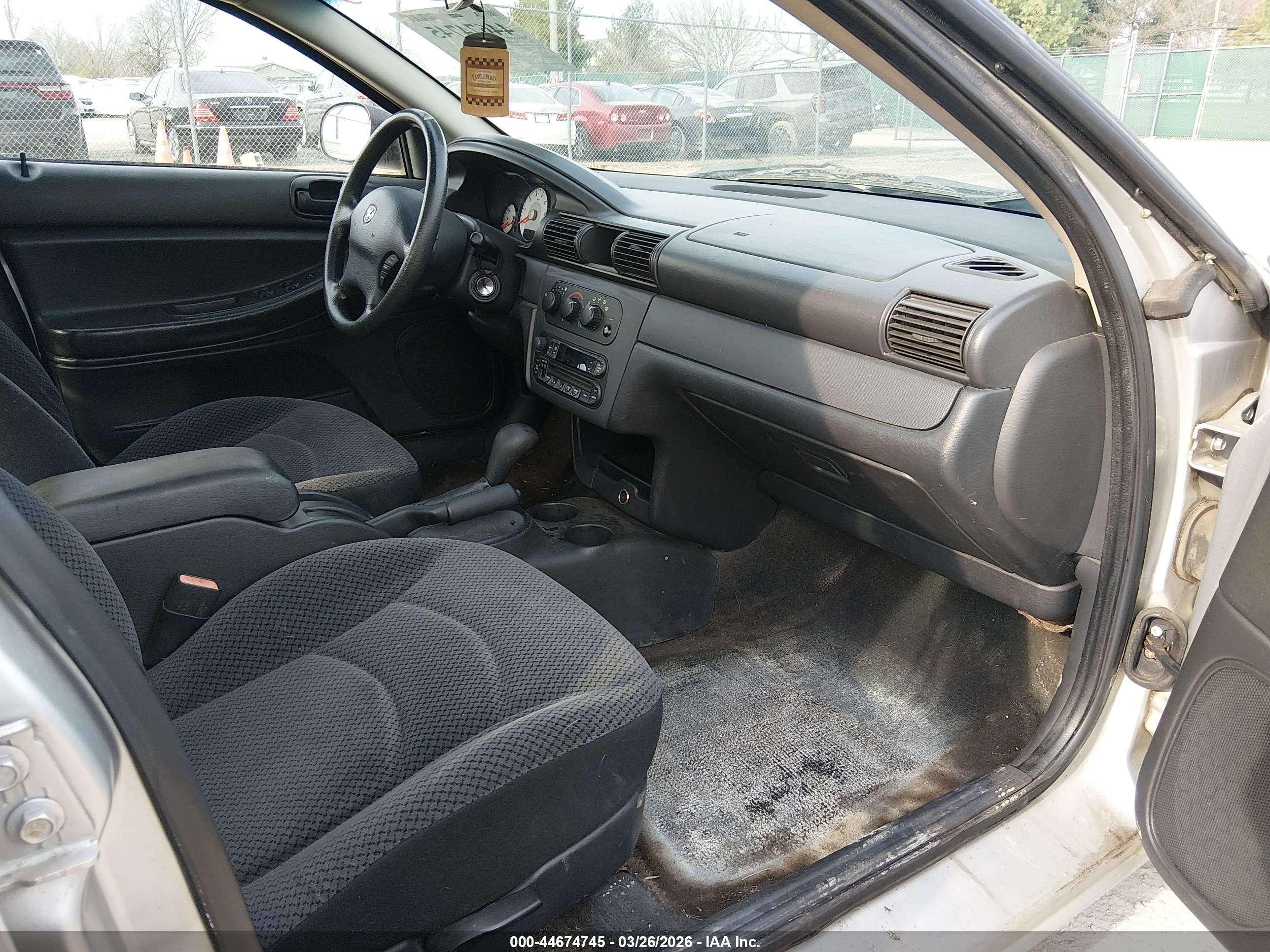 2006 Dodge Stratus Sxt Silver vin: 1B3EL46X06N185219