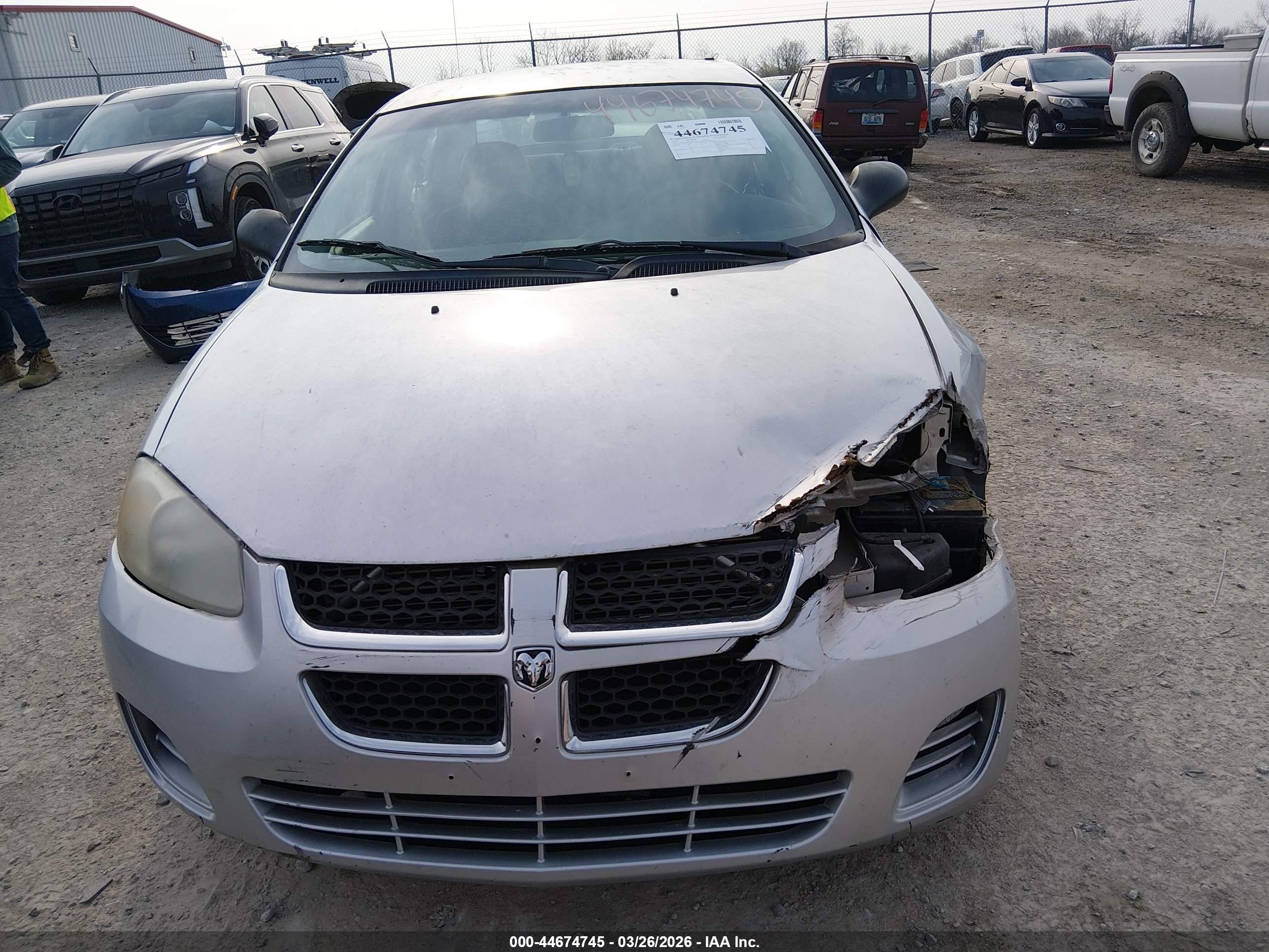 2006 Dodge Stratus Sxt Silver vin: 1B3EL46X06N185219