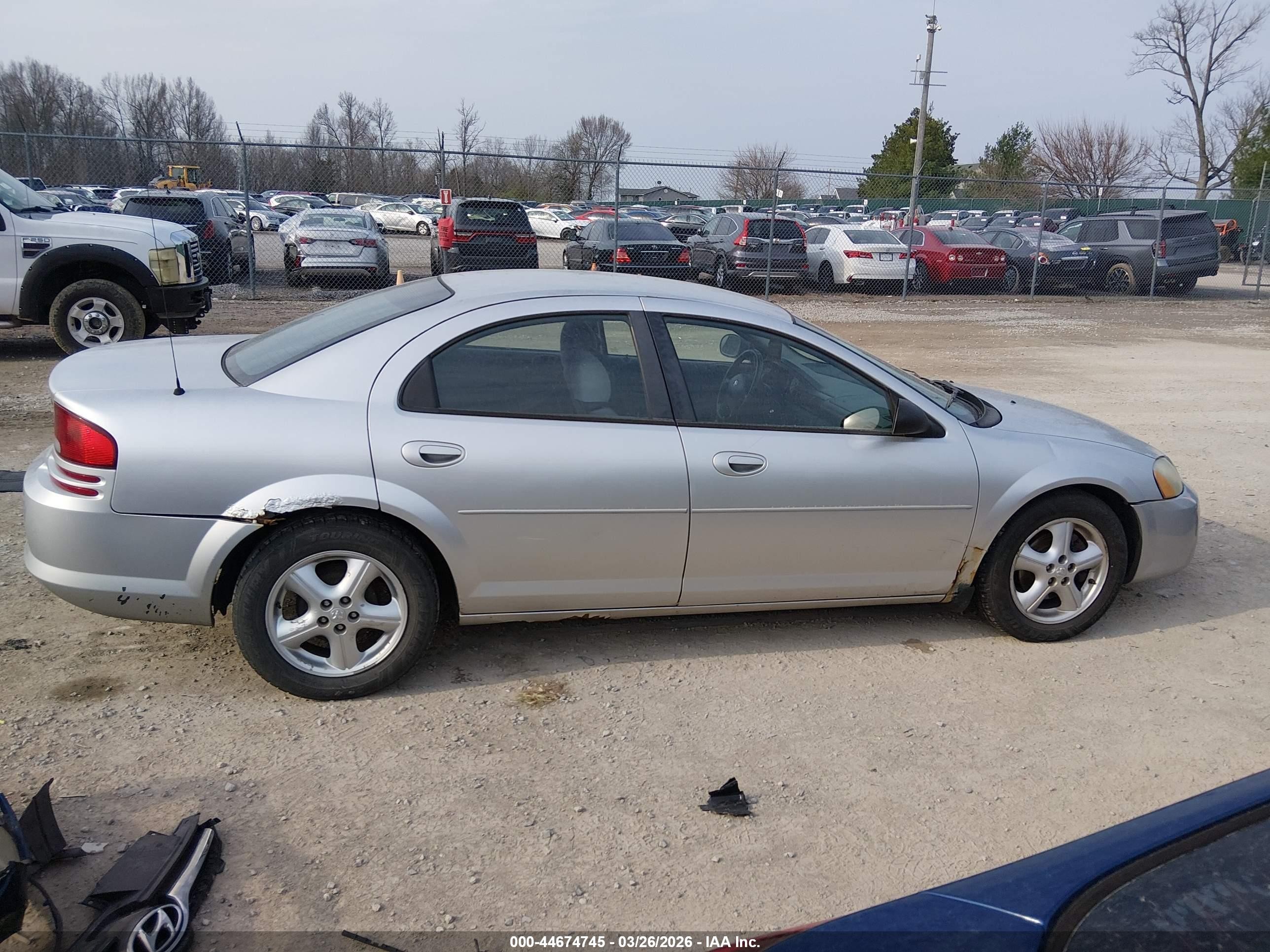 2006 Dodge Stratus Sxt Silver vin: 1B3EL46X06N185219