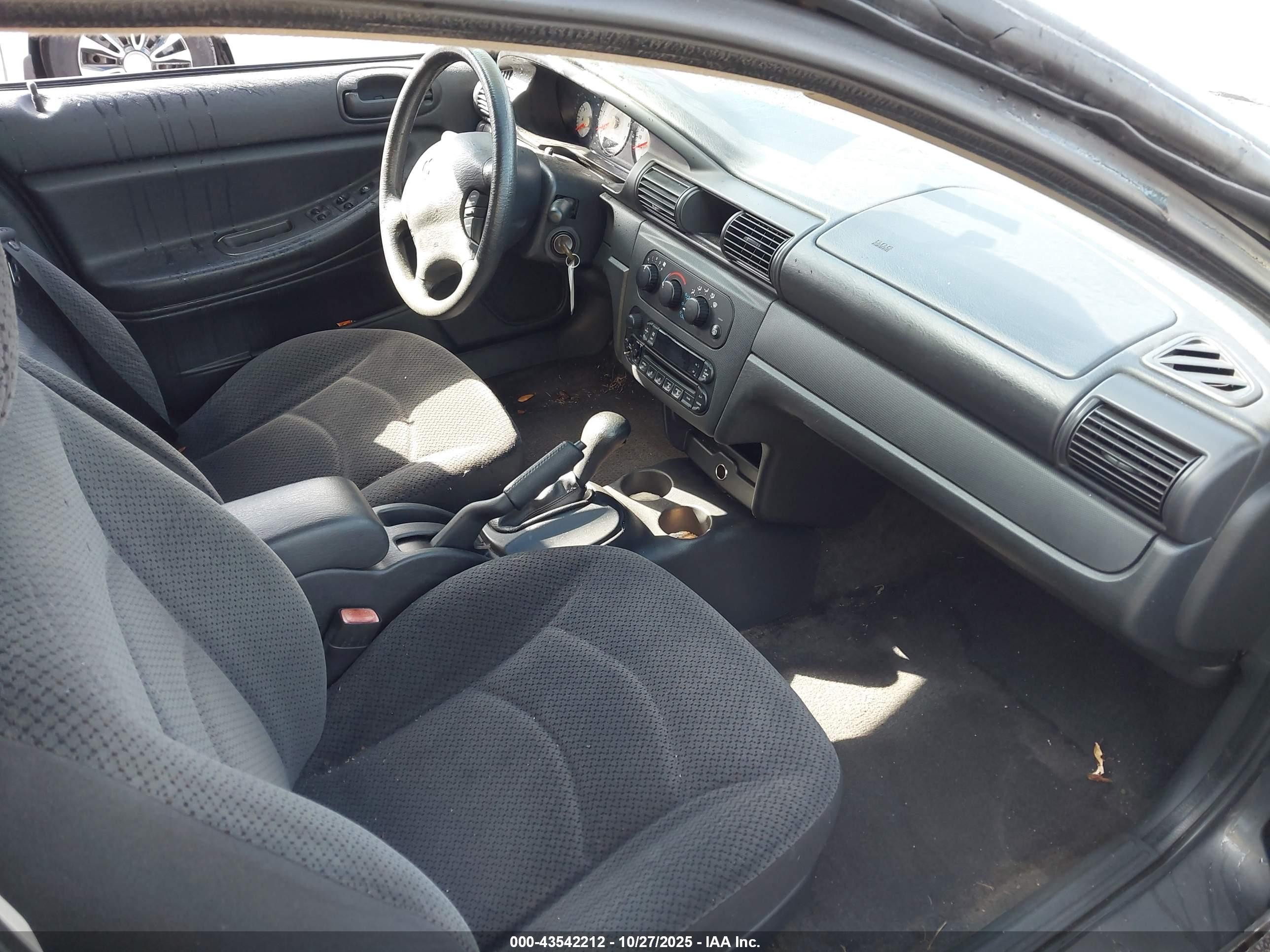 2004 Dodge Stratus Sxt Gray vin: 1B3EL46X14N199496