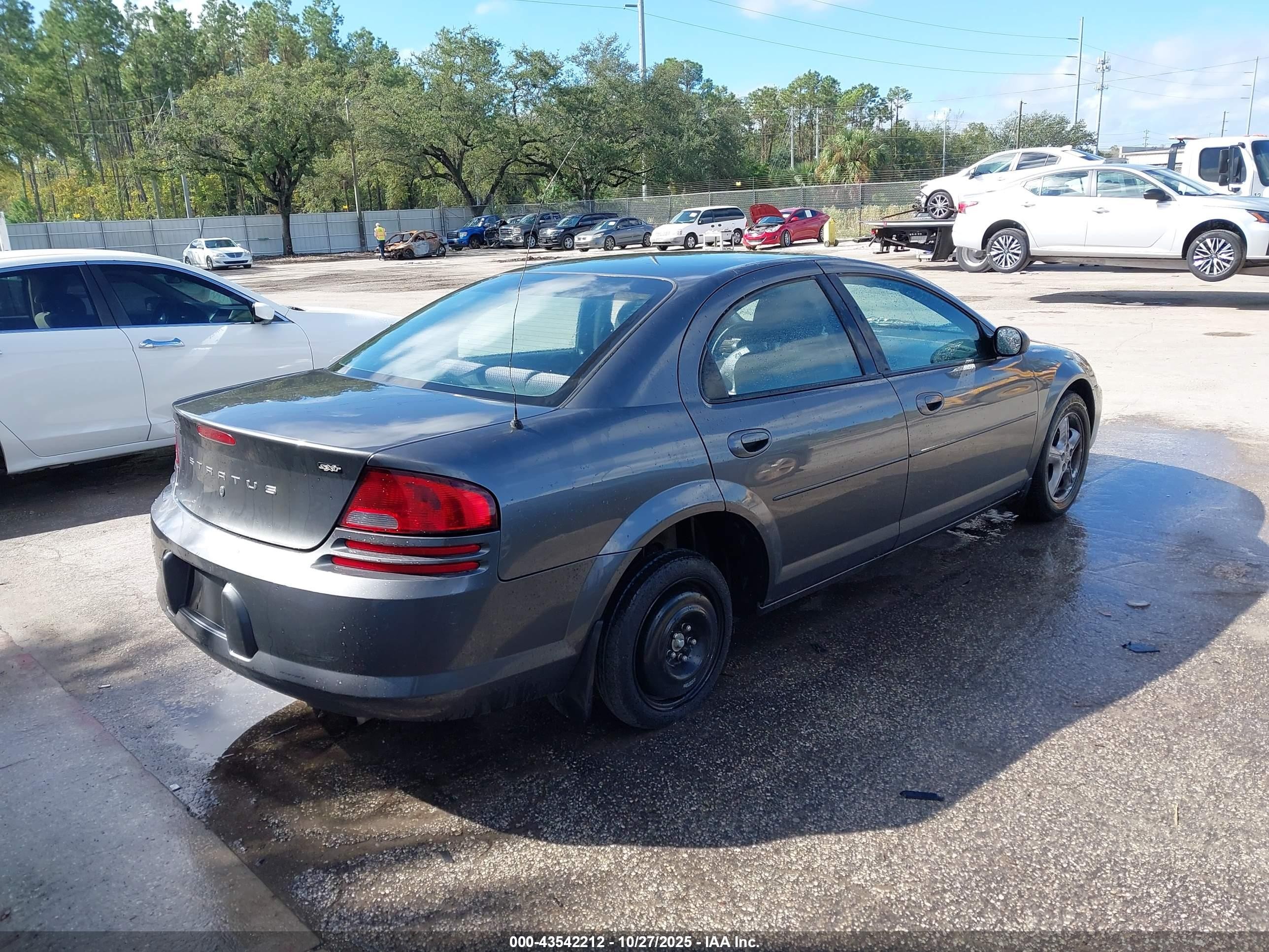 2004 Dodge Stratus Sxt Gray vin: 1B3EL46X14N199496