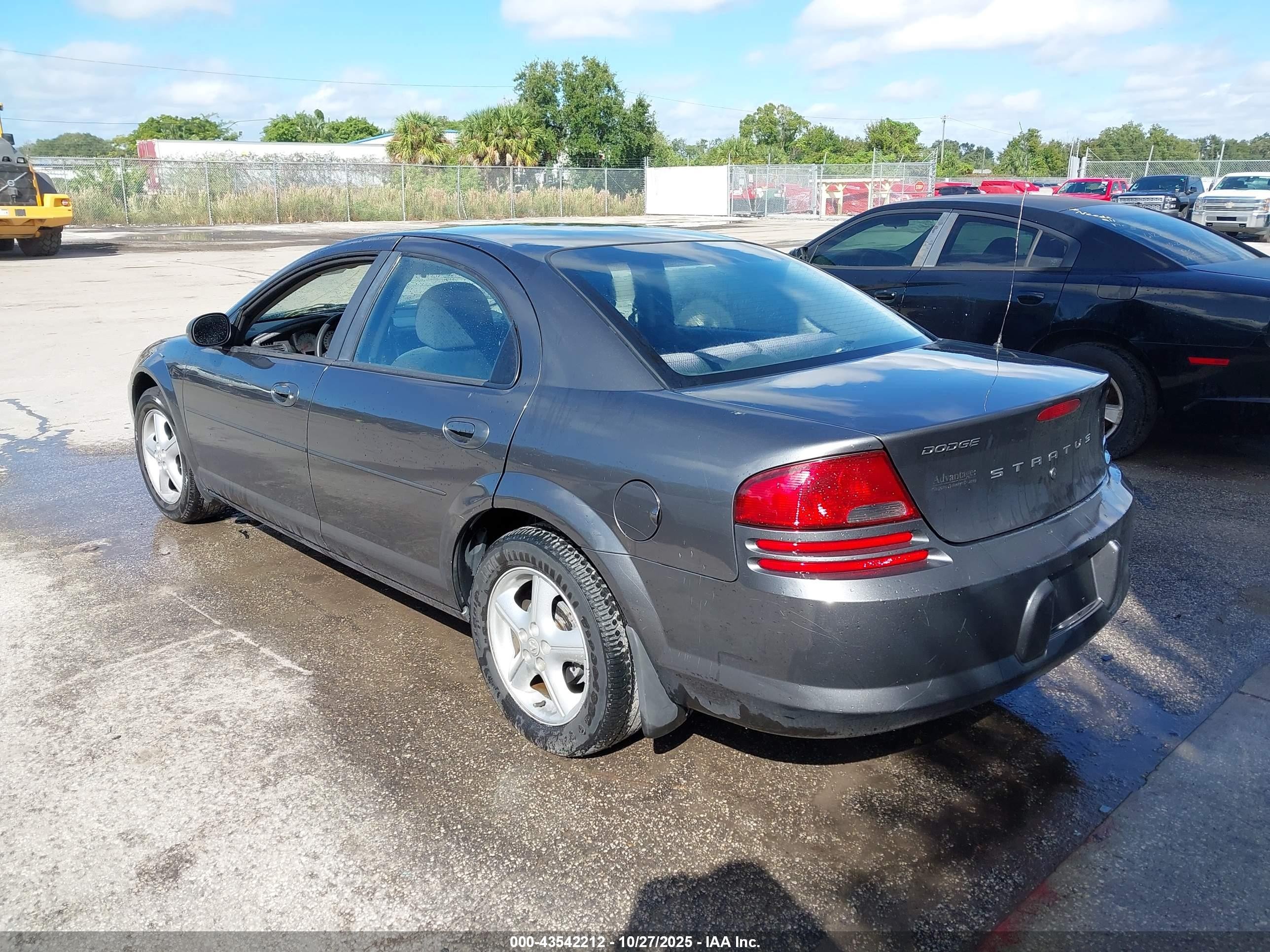 2004 Dodge Stratus Sxt Gray vin: 1B3EL46X14N199496