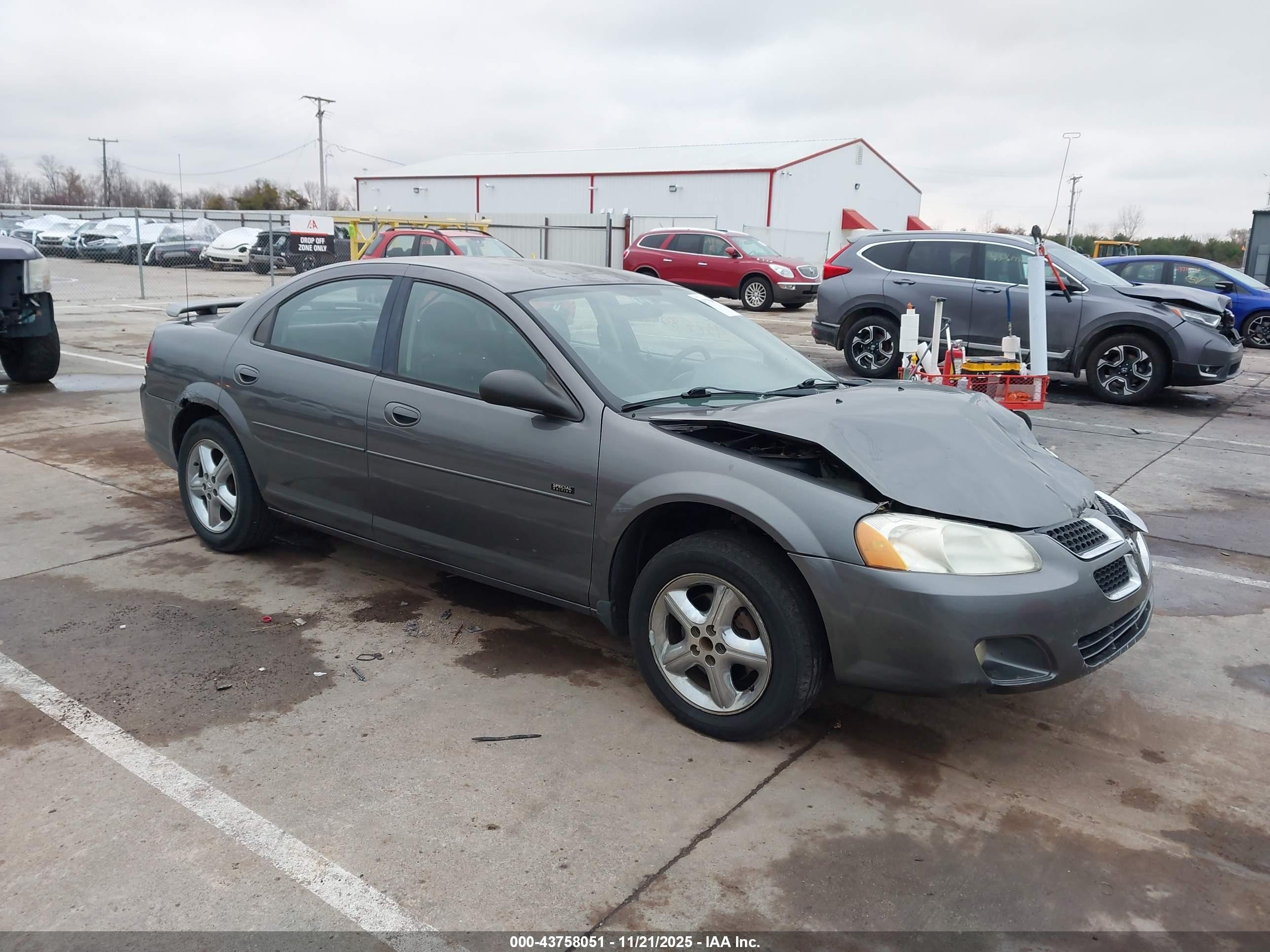2005 Dodge Stratus Sxt Gray vin: 1B3EL46X15N564423