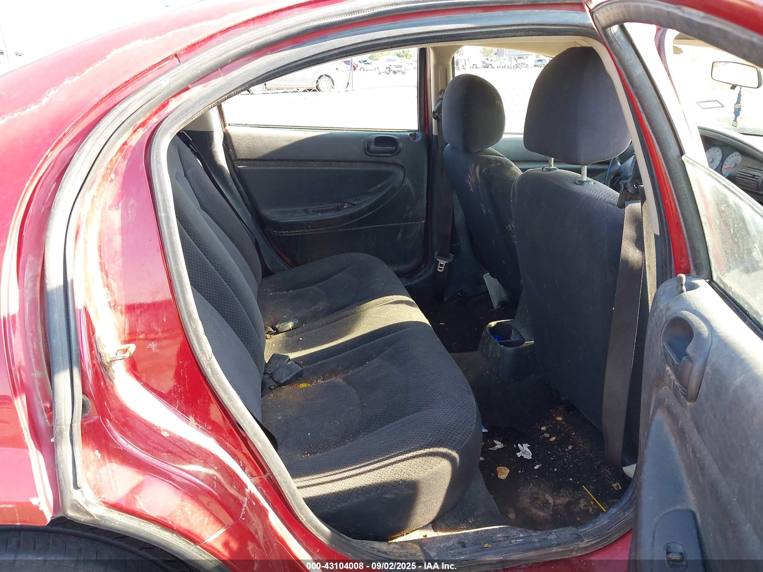 2006 Dodge Stratus Sxt Красный vin: 1B3EL46X16N106219