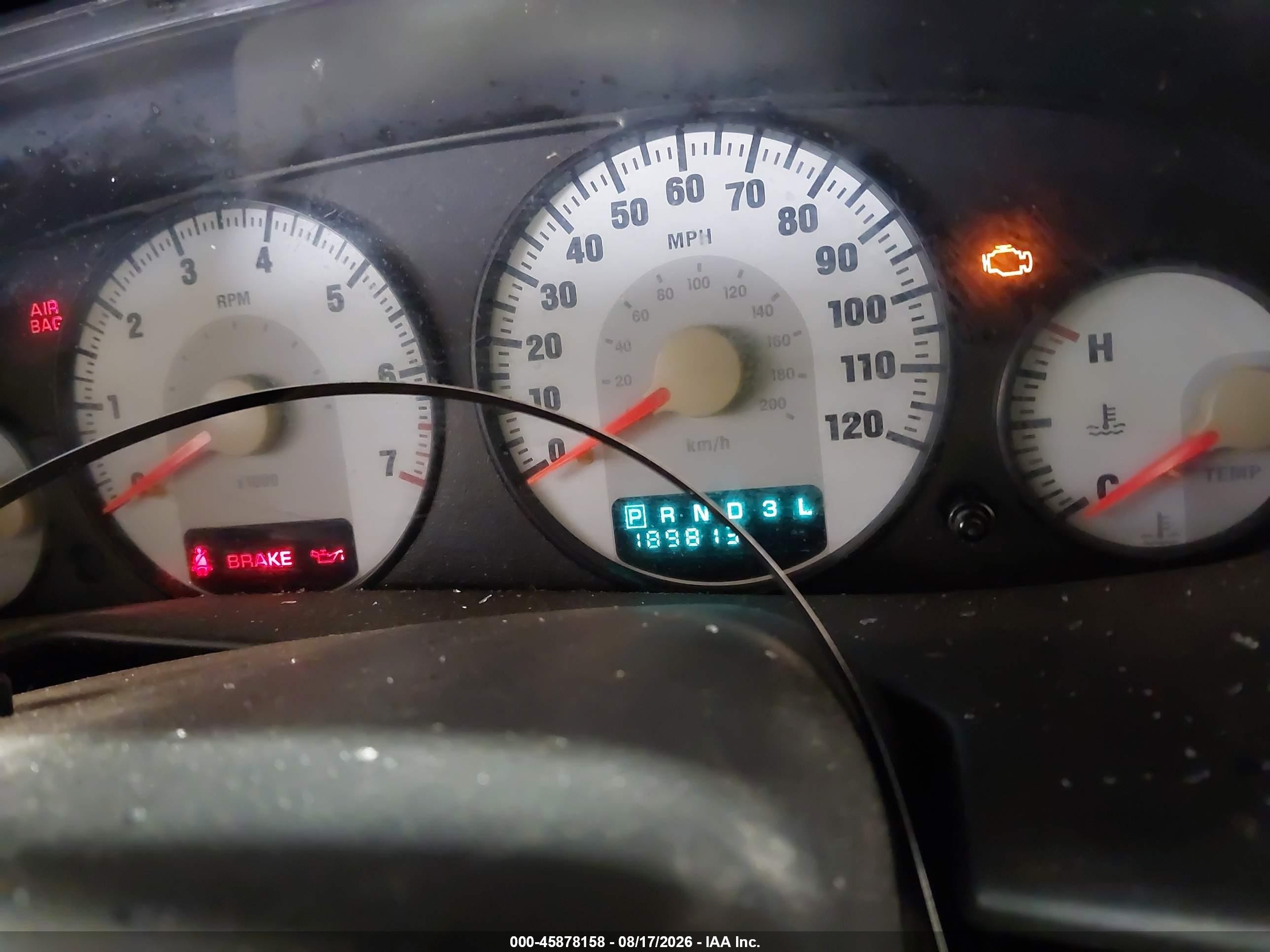 2006 Dodge Stratus Sxt Black vin: 1B3EL46X16N198304
