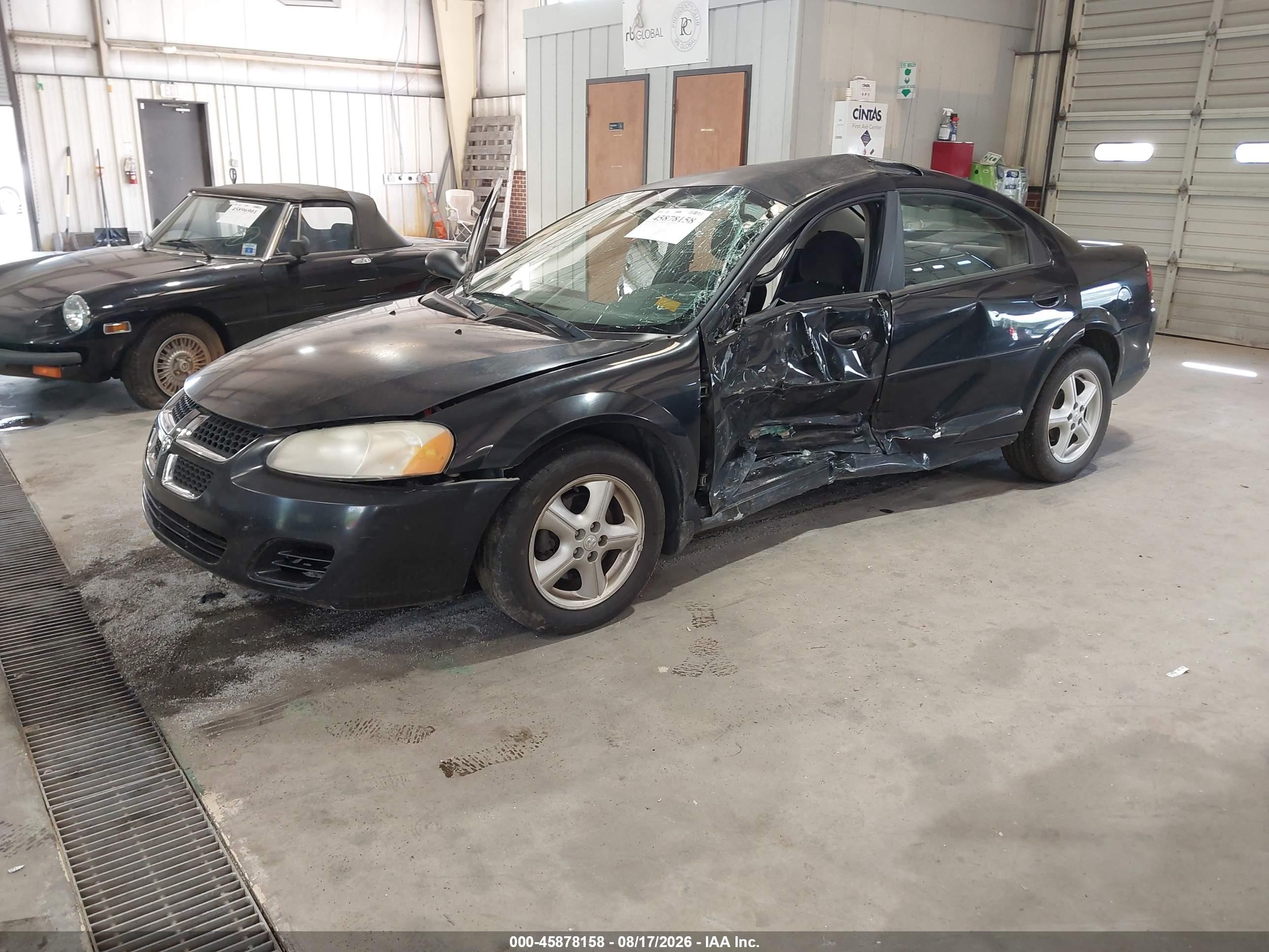2006 Dodge Stratus Sxt Black vin: 1B3EL46X16N198304