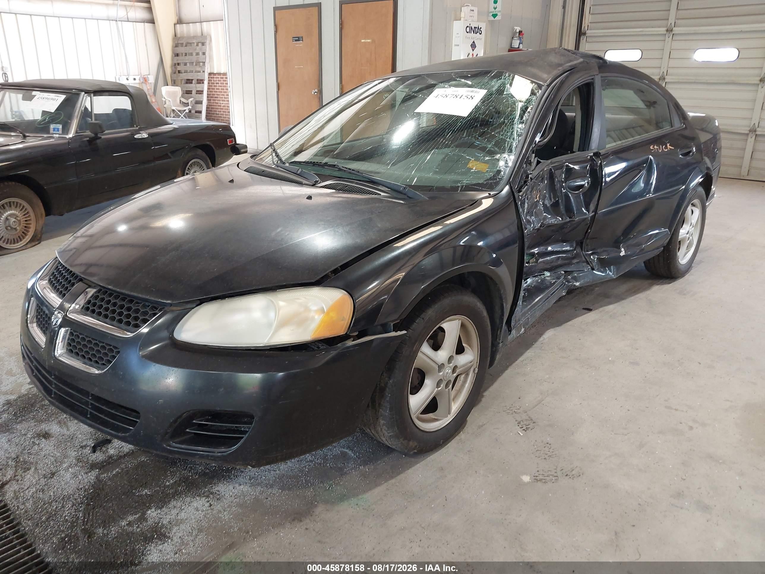 2006 Dodge Stratus Sxt Black vin: 1B3EL46X16N198304