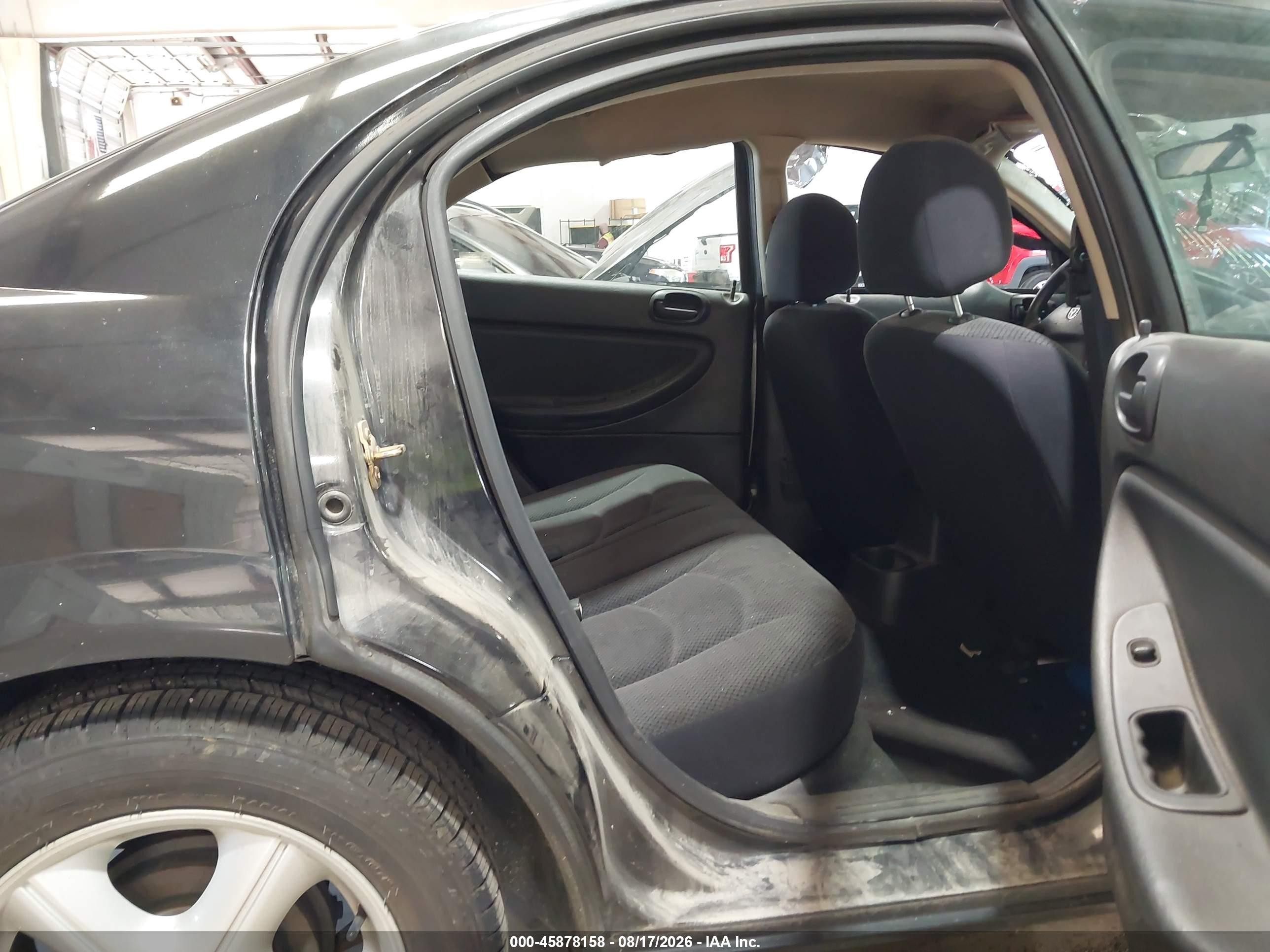 2006 Dodge Stratus Sxt Black vin: 1B3EL46X16N198304