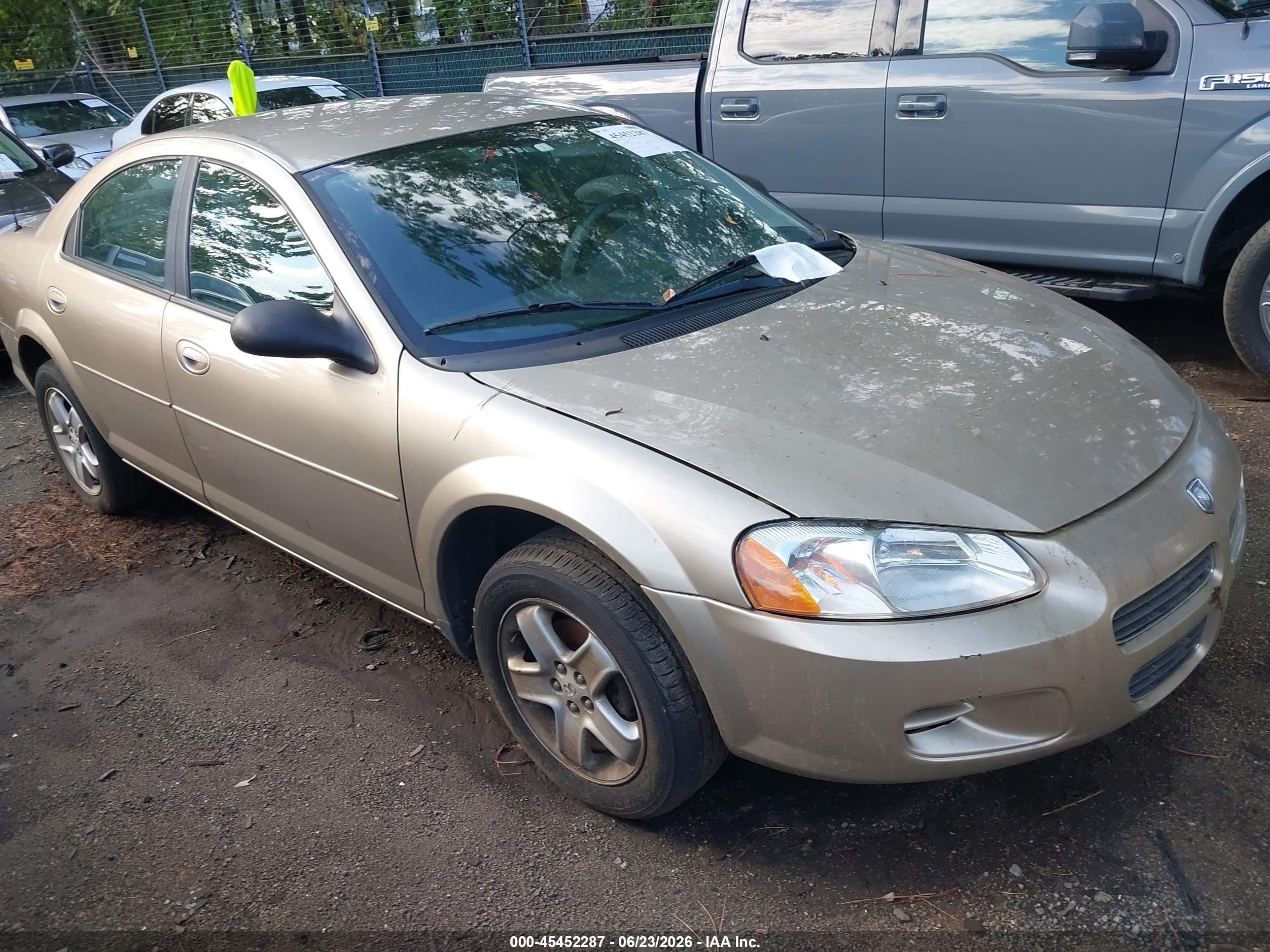 2003 Dodge Stratus Sxt Gold vin: 1B3EL46X23N533436