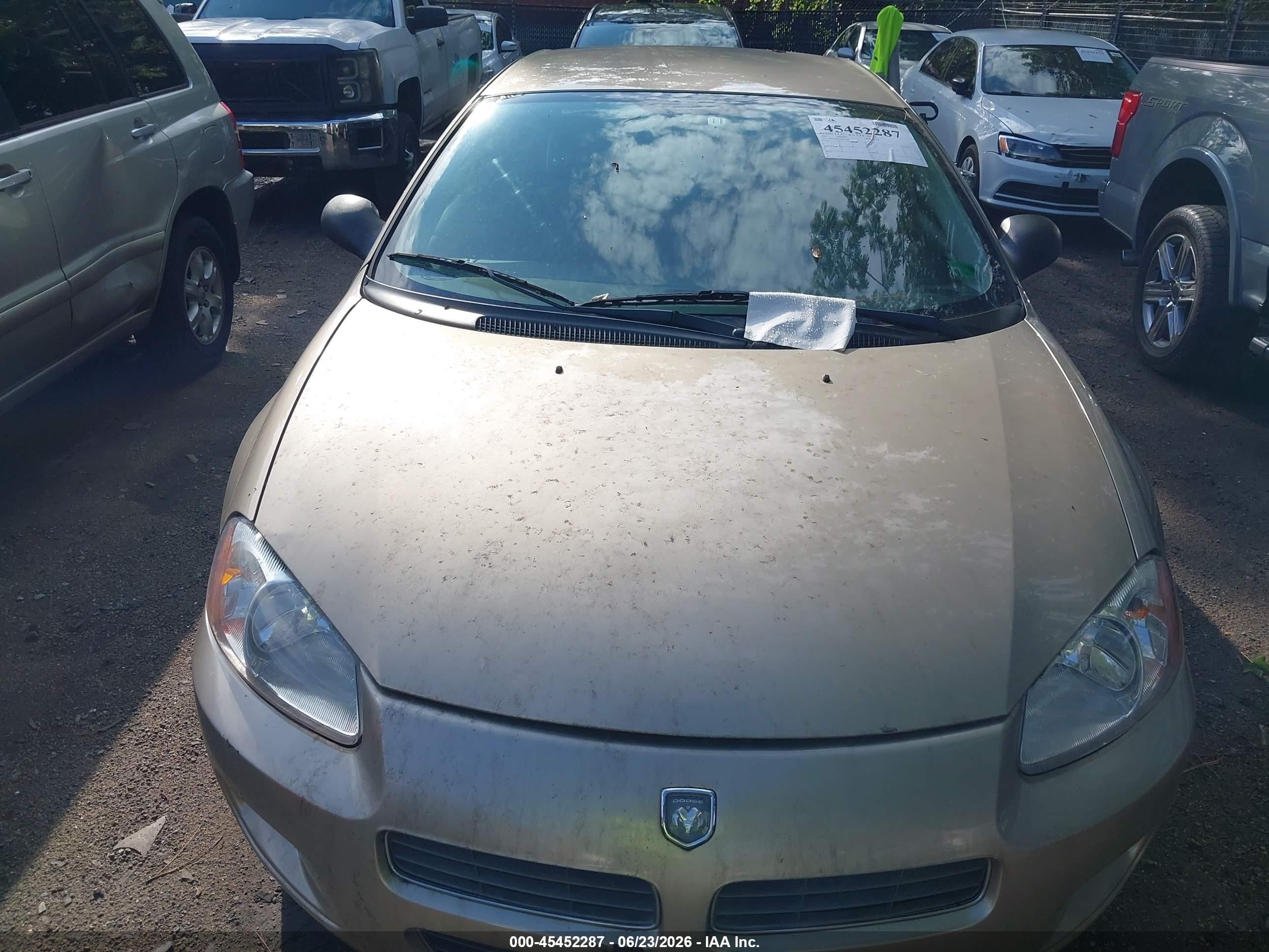 2003 Dodge Stratus Sxt Gold vin: 1B3EL46X23N533436