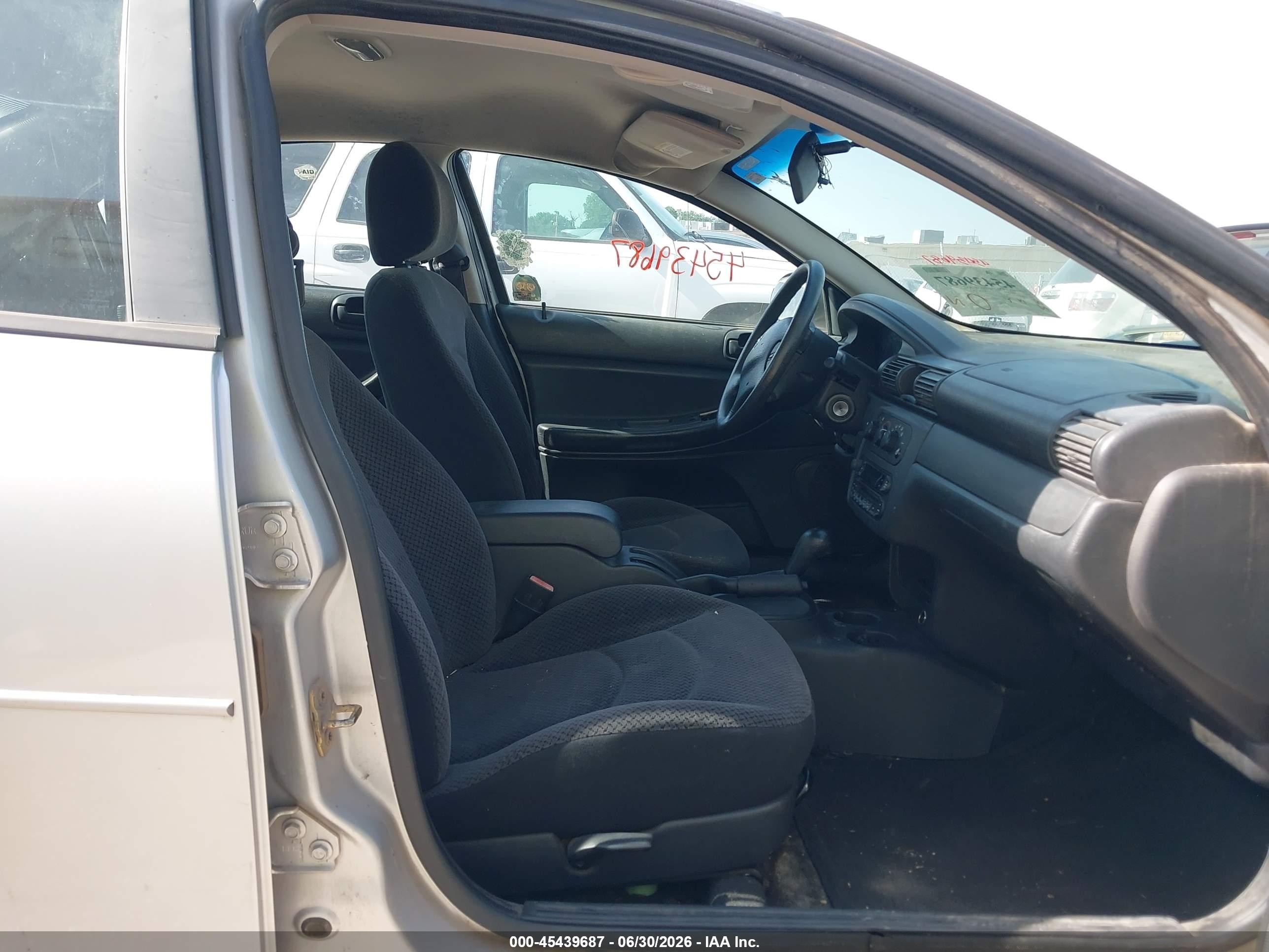2006 Dodge Stratus Sxt Silver vin: 1B3EL46X26N141089