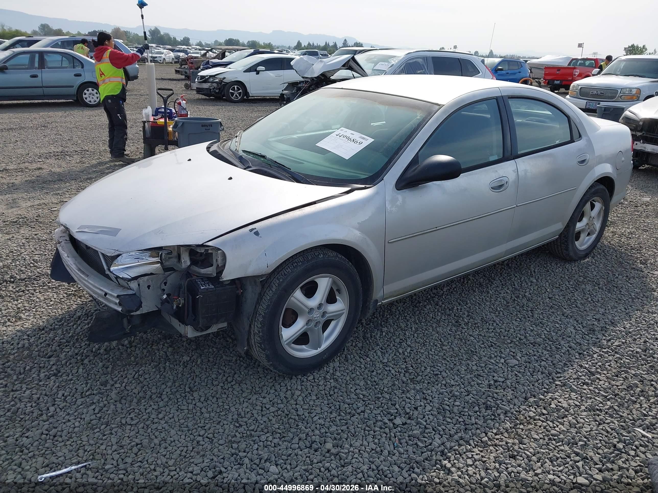 2006 Dodge Stratus Sxt Silver vin: 1B3EL46X26N159575