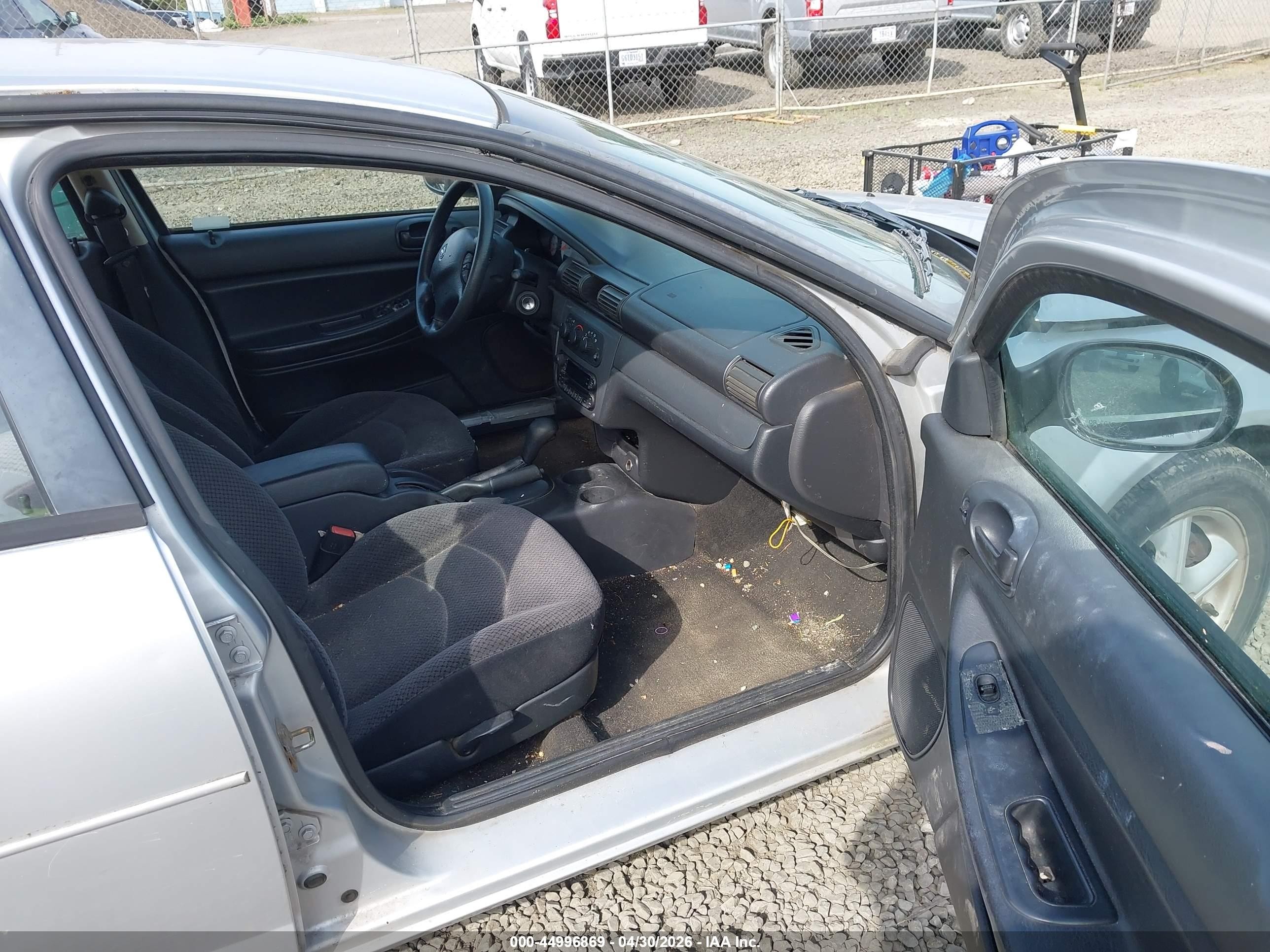 2006 Dodge Stratus Sxt Silver vin: 1B3EL46X26N159575