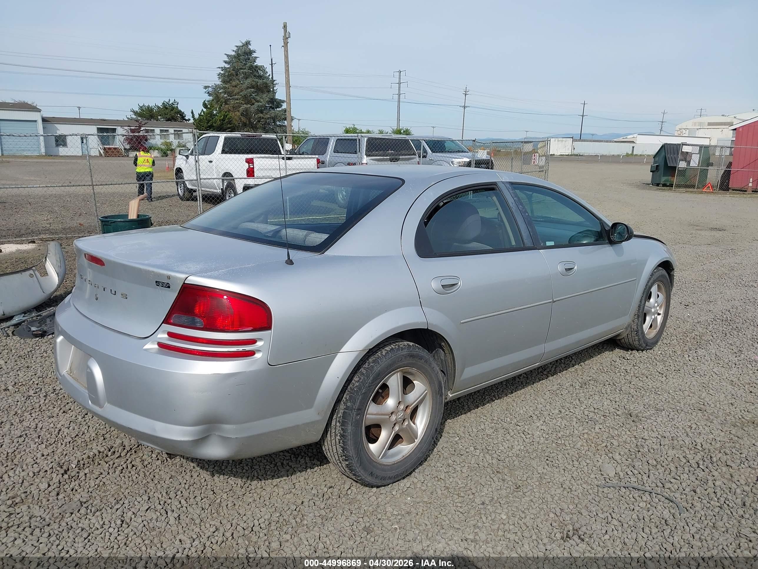2006 Dodge Stratus Sxt Silver vin: 1B3EL46X26N159575
