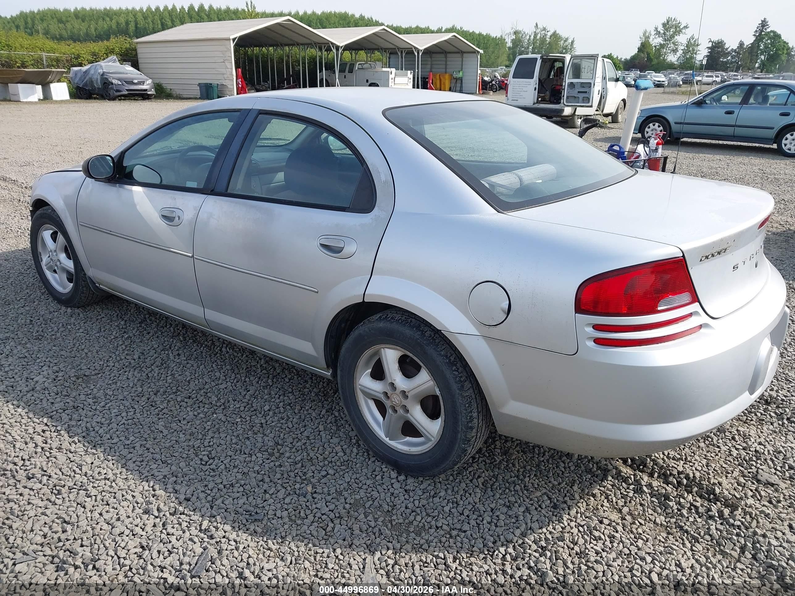 2006 Dodge Stratus Sxt Silver vin: 1B3EL46X26N159575