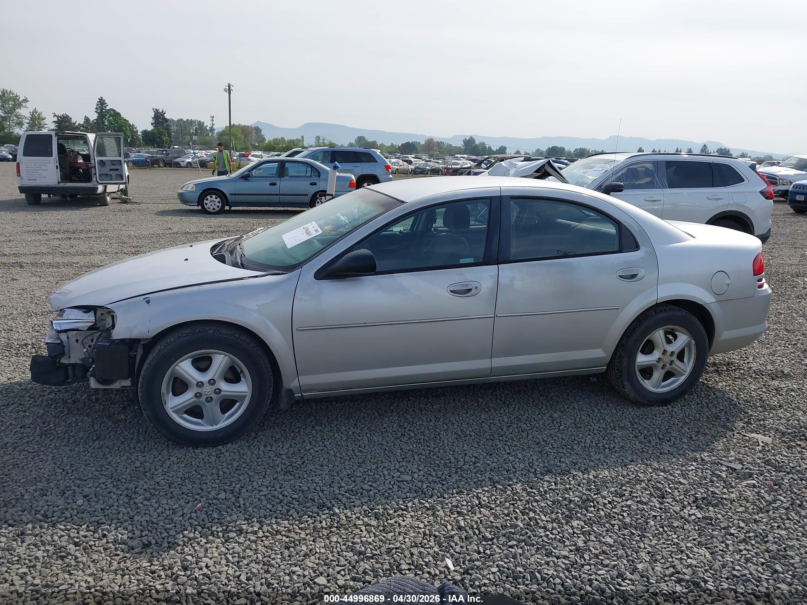 2006 Dodge Stratus Sxt Silver vin: 1B3EL46X26N159575