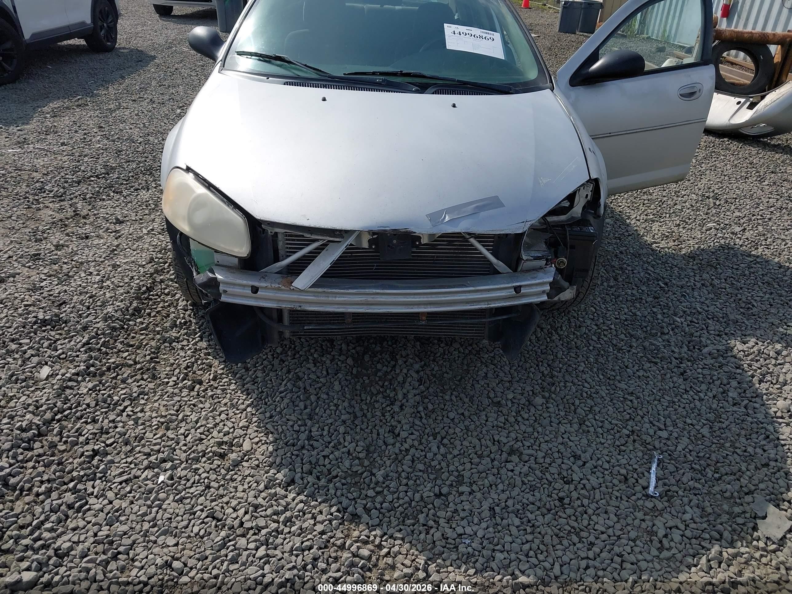 2006 Dodge Stratus Sxt Silver vin: 1B3EL46X26N159575