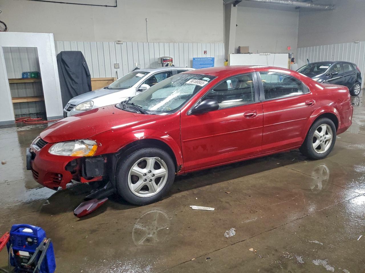 2006 Dodge Stratus Sxt Red vin: 1B3EL46X36N149590