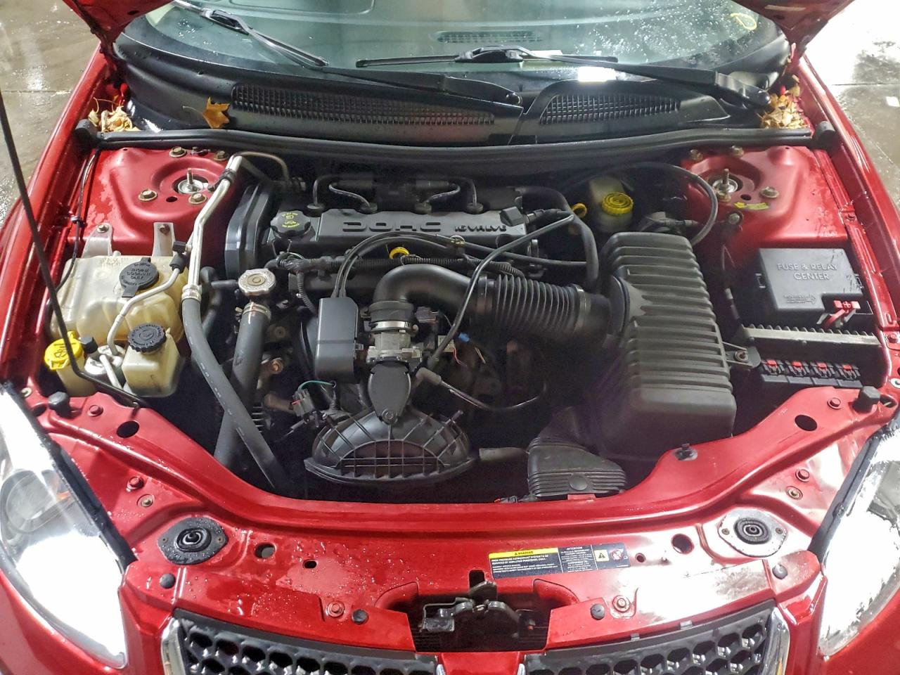 2006 Dodge Stratus Sxt Red vin: 1B3EL46X36N149590