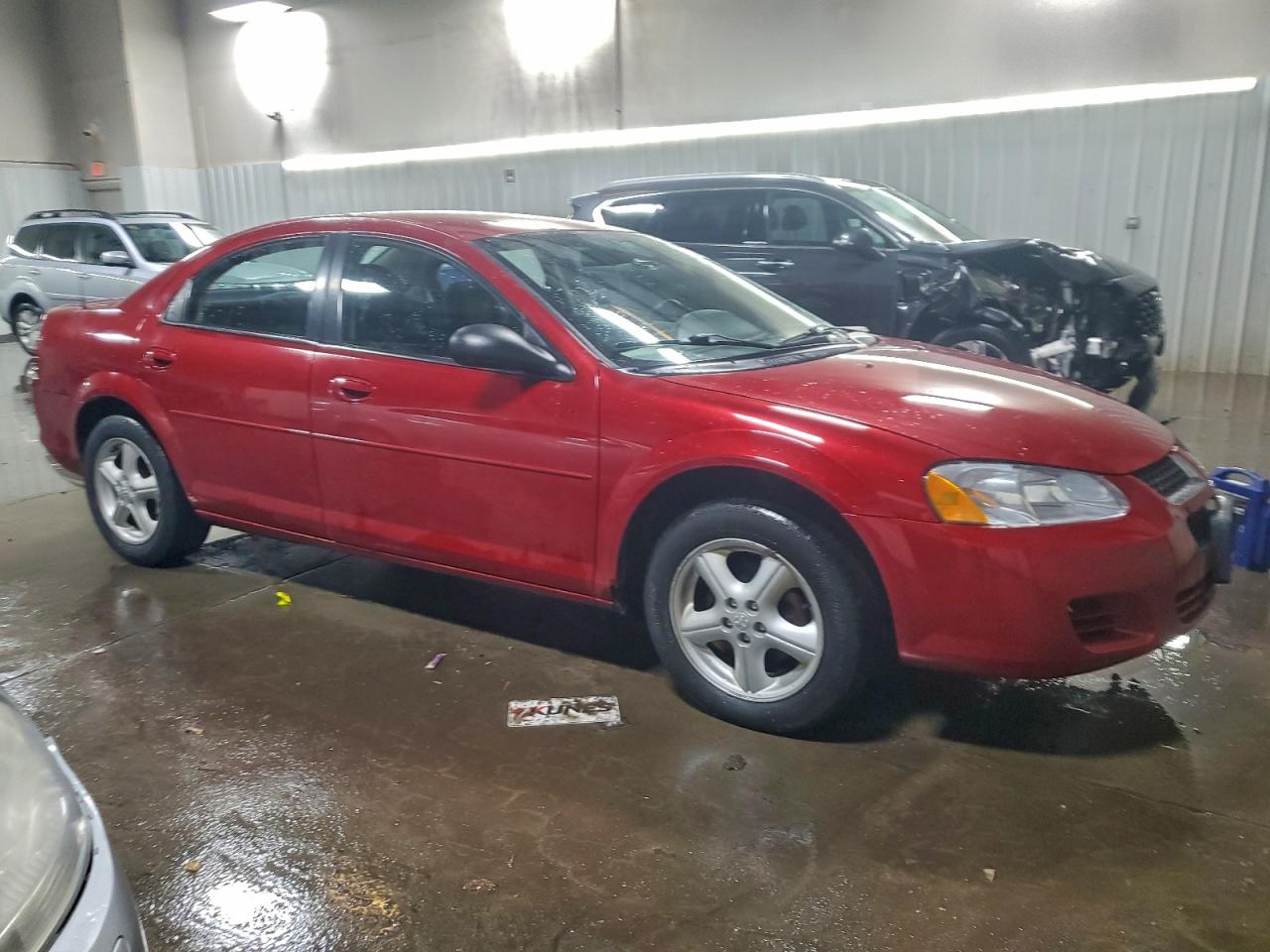 2006 Dodge Stratus Sxt Red vin: 1B3EL46X36N149590