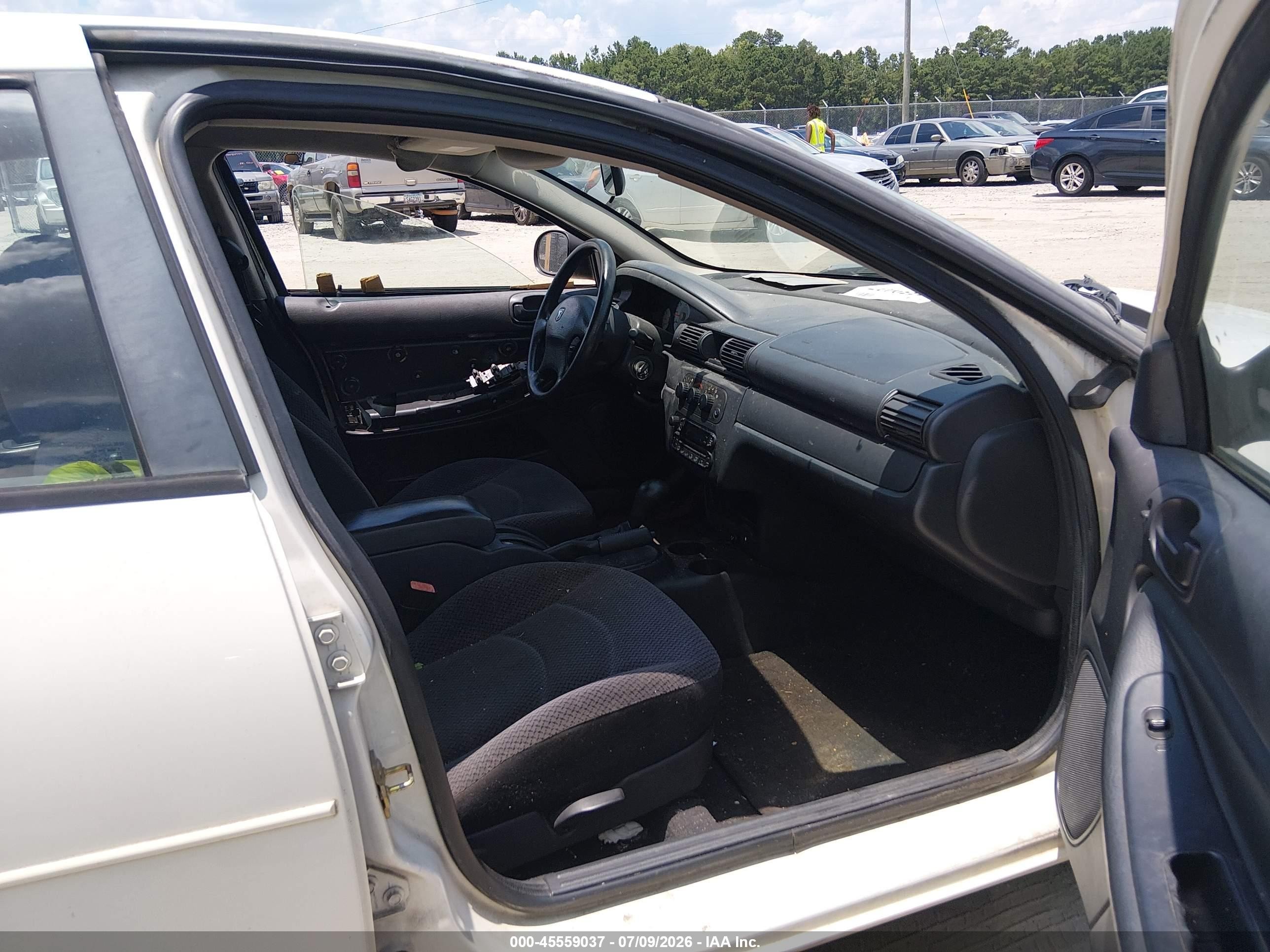 2006 Dodge Stratus Sxt White vin: 1B3EL46X36N246272