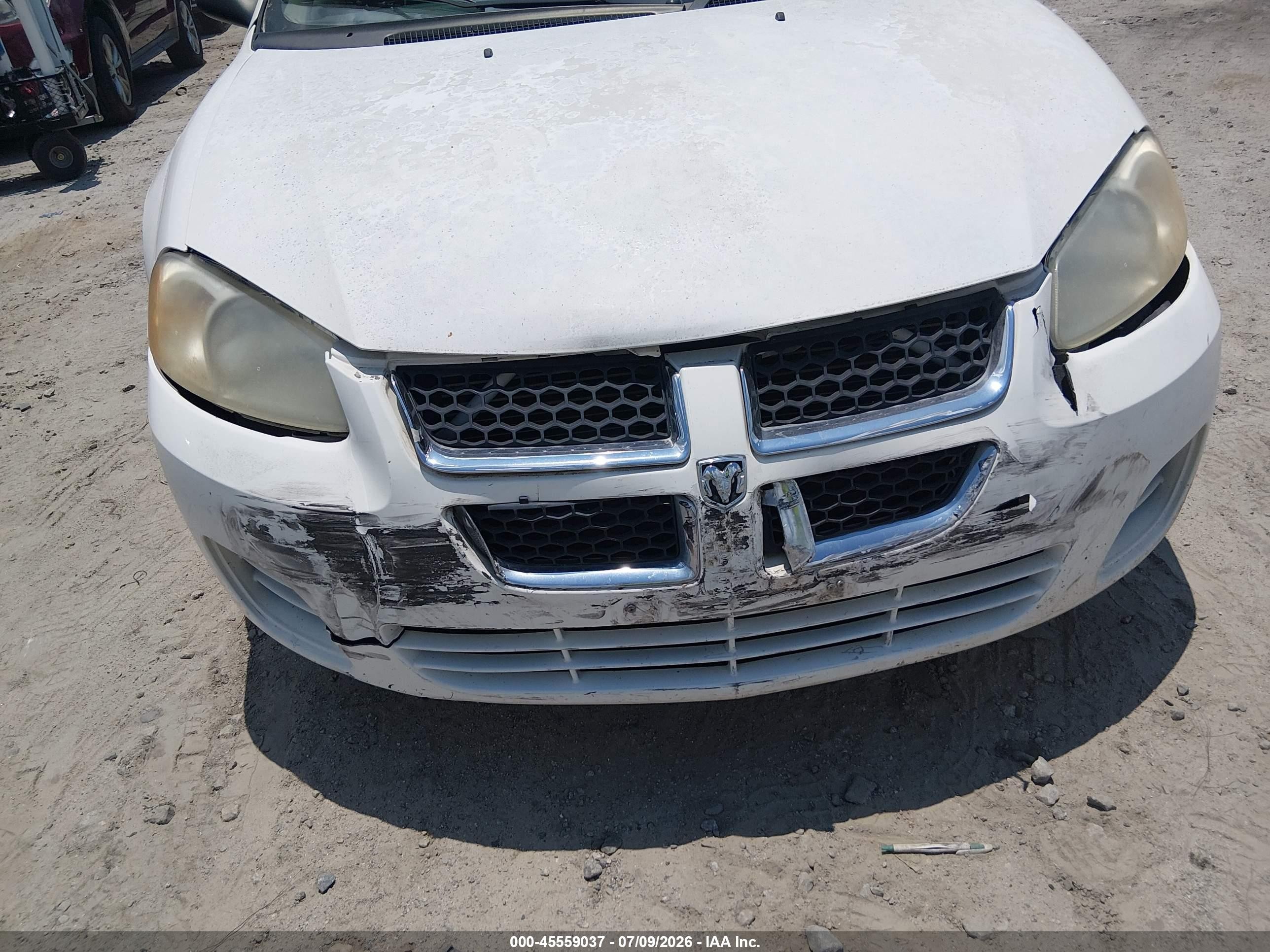 2006 Dodge Stratus Sxt White vin: 1B3EL46X36N246272