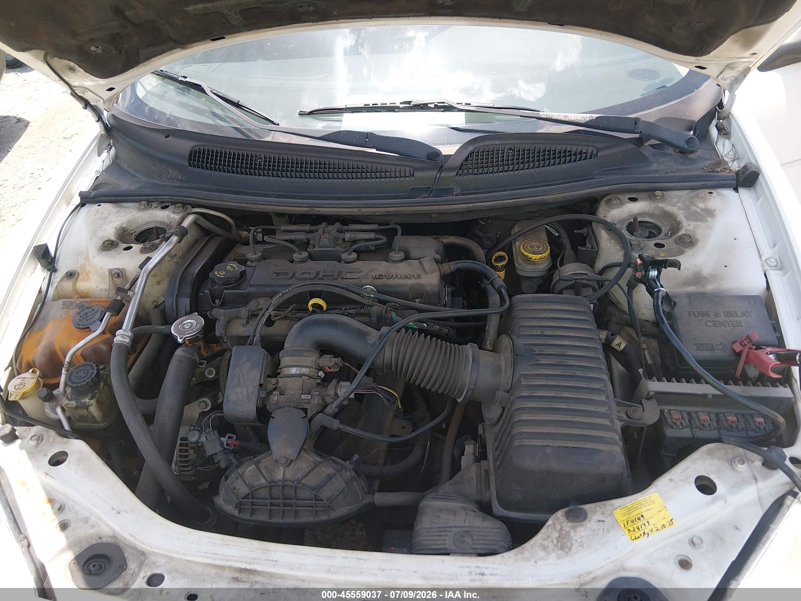 2006 Dodge Stratus Sxt White vin: 1B3EL46X36N246272