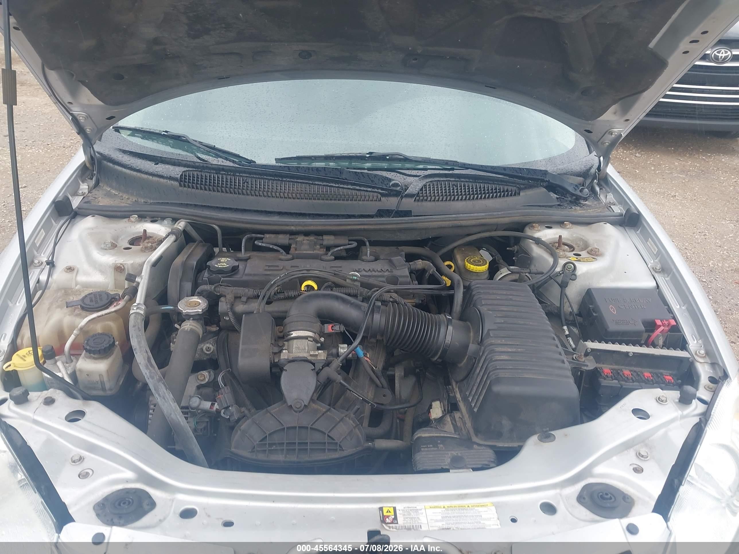 2006 Dodge Stratus Sxt Silver vin: 1B3EL46X36N286710
