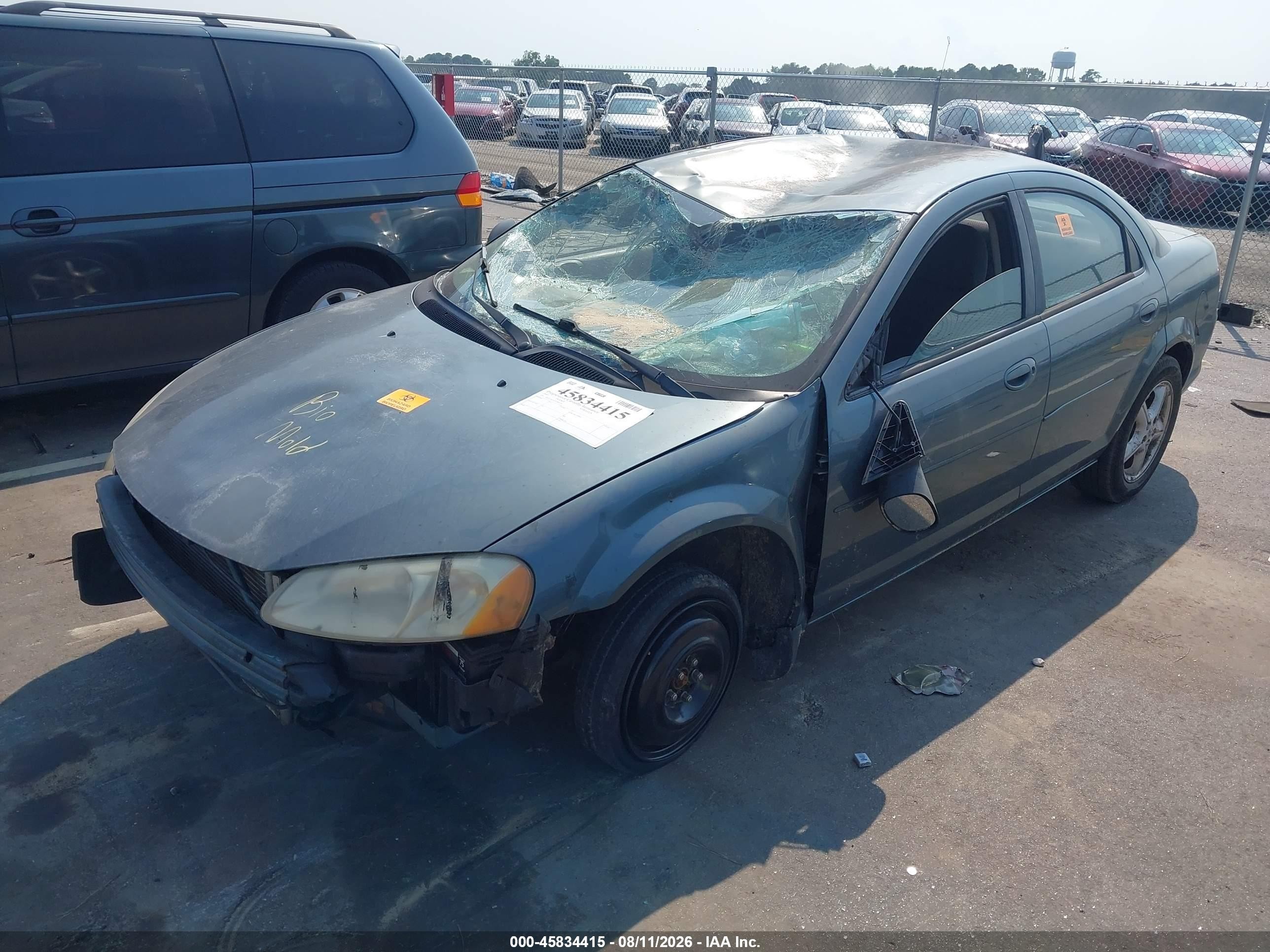 2005 Dodge Stratus Sxt Blue vin: 1B3EL46X45N584116