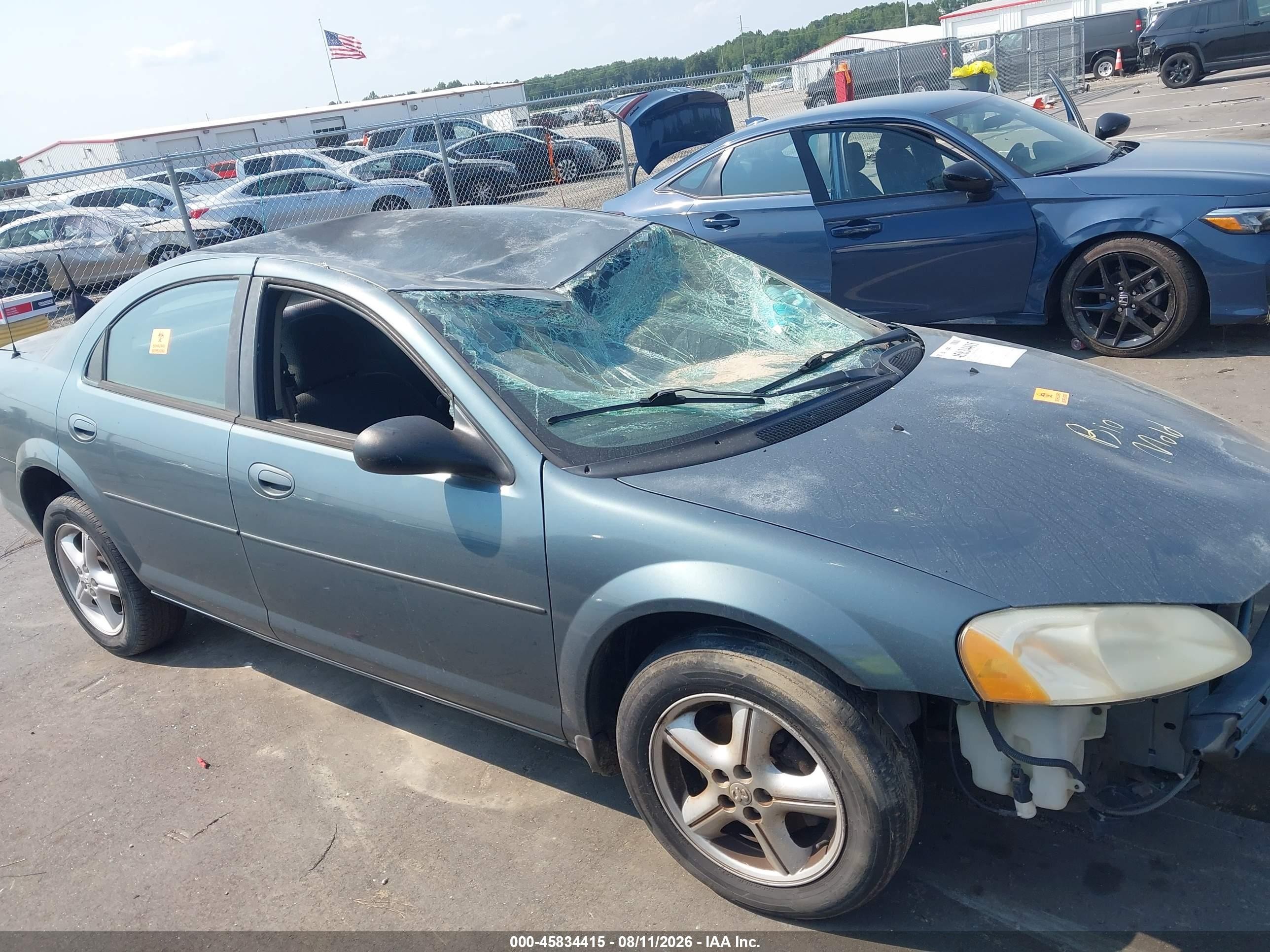 2005 Dodge Stratus Sxt Blue vin: 1B3EL46X45N584116