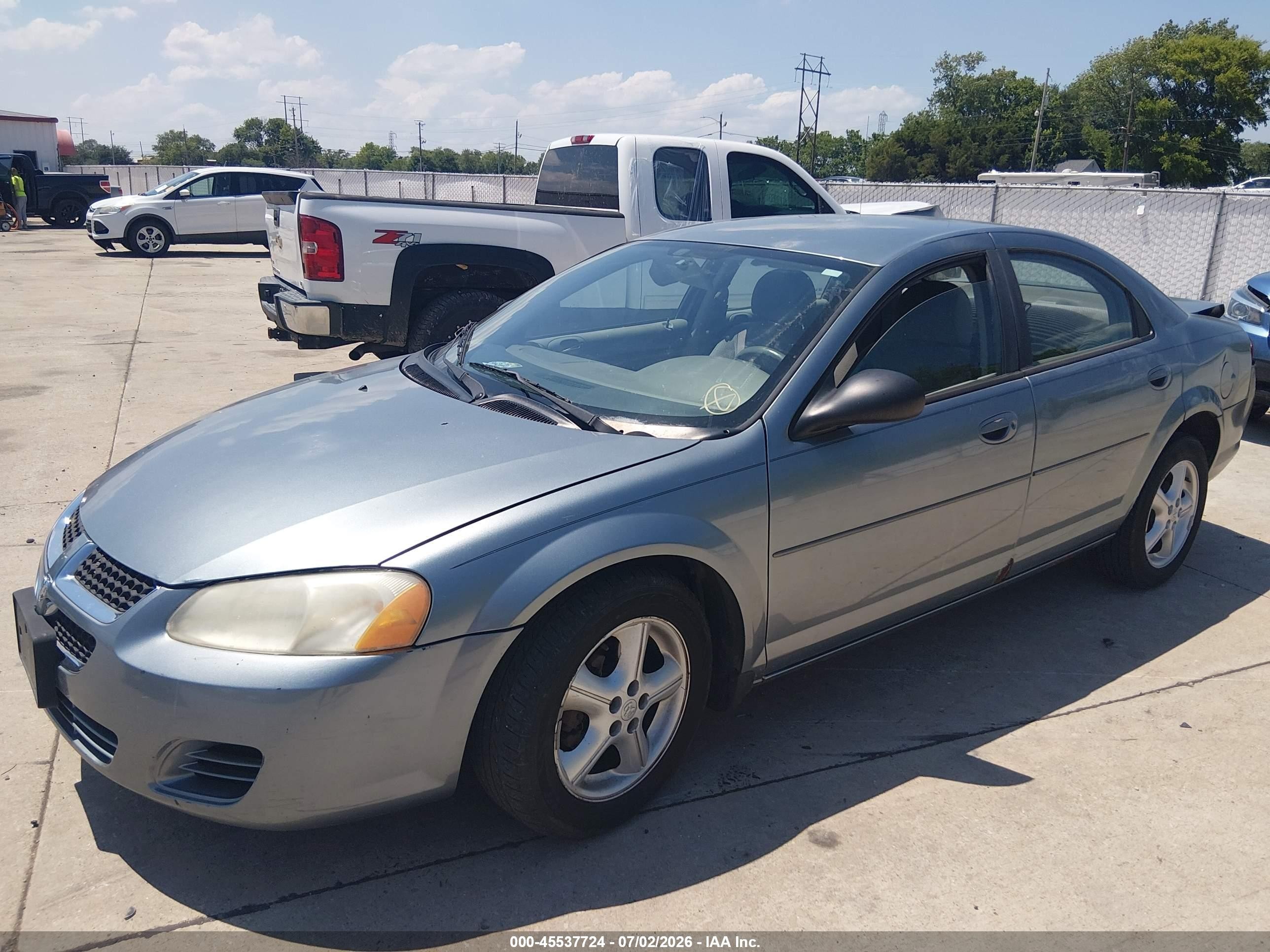 2006 Dodge Stratus Sxt Gray vin: 1B3EL46X46N246829