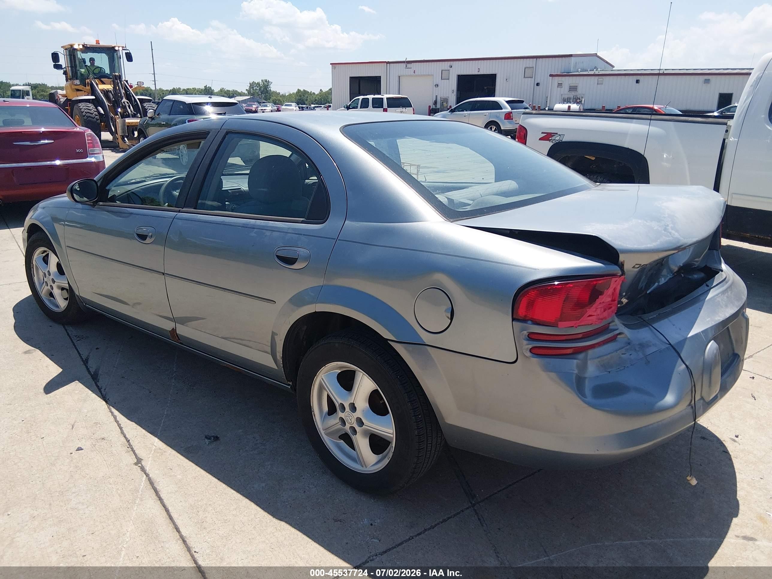 2006 Dodge Stratus Sxt Gray vin: 1B3EL46X46N246829