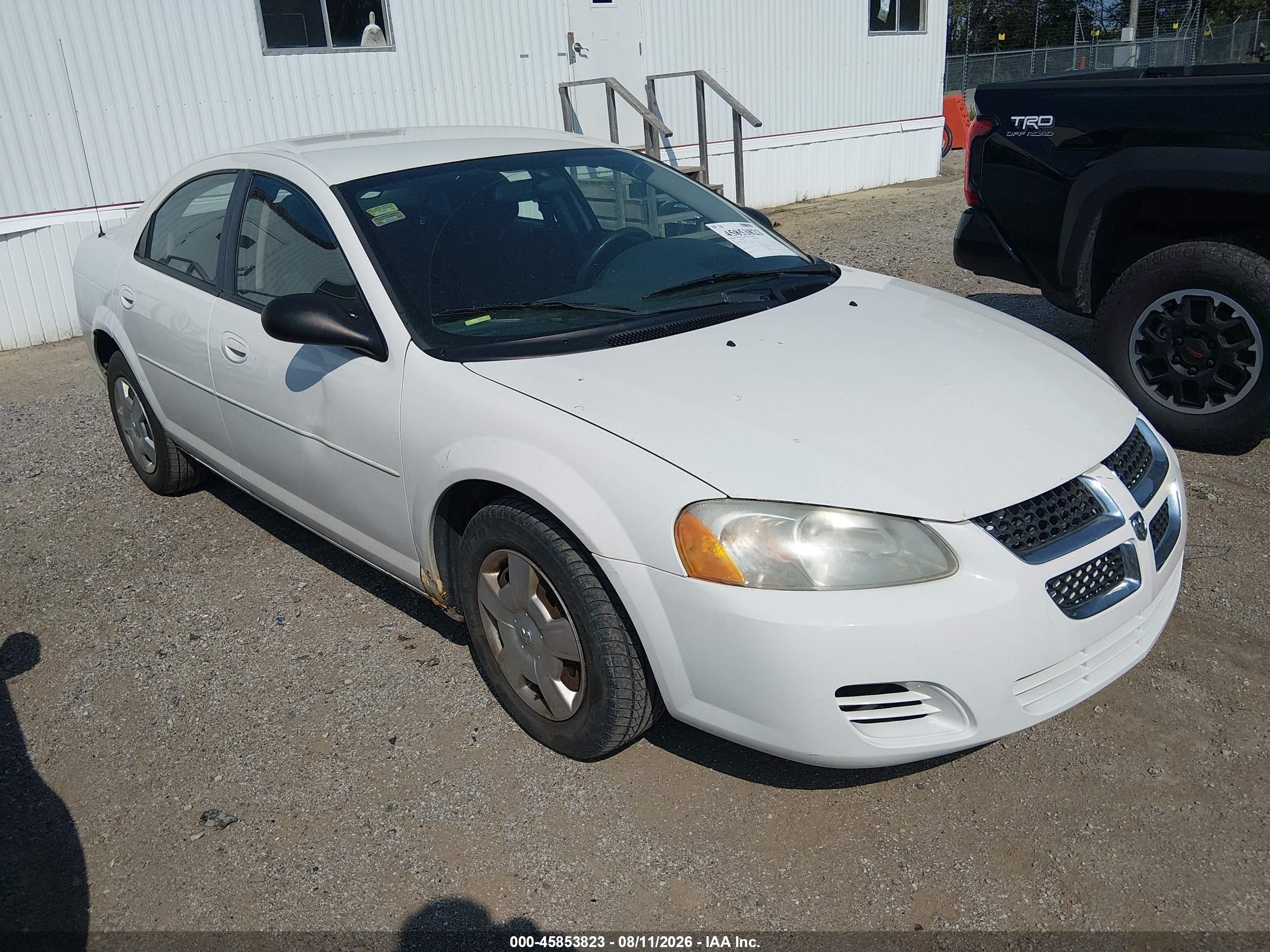 2005 Dodge Stratus Sxt White vin: 1B3EL46X55N607483