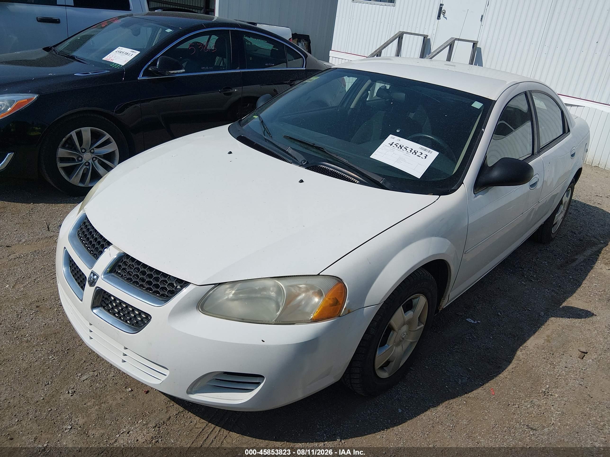 2005 Dodge Stratus Sxt White vin: 1B3EL46X55N607483