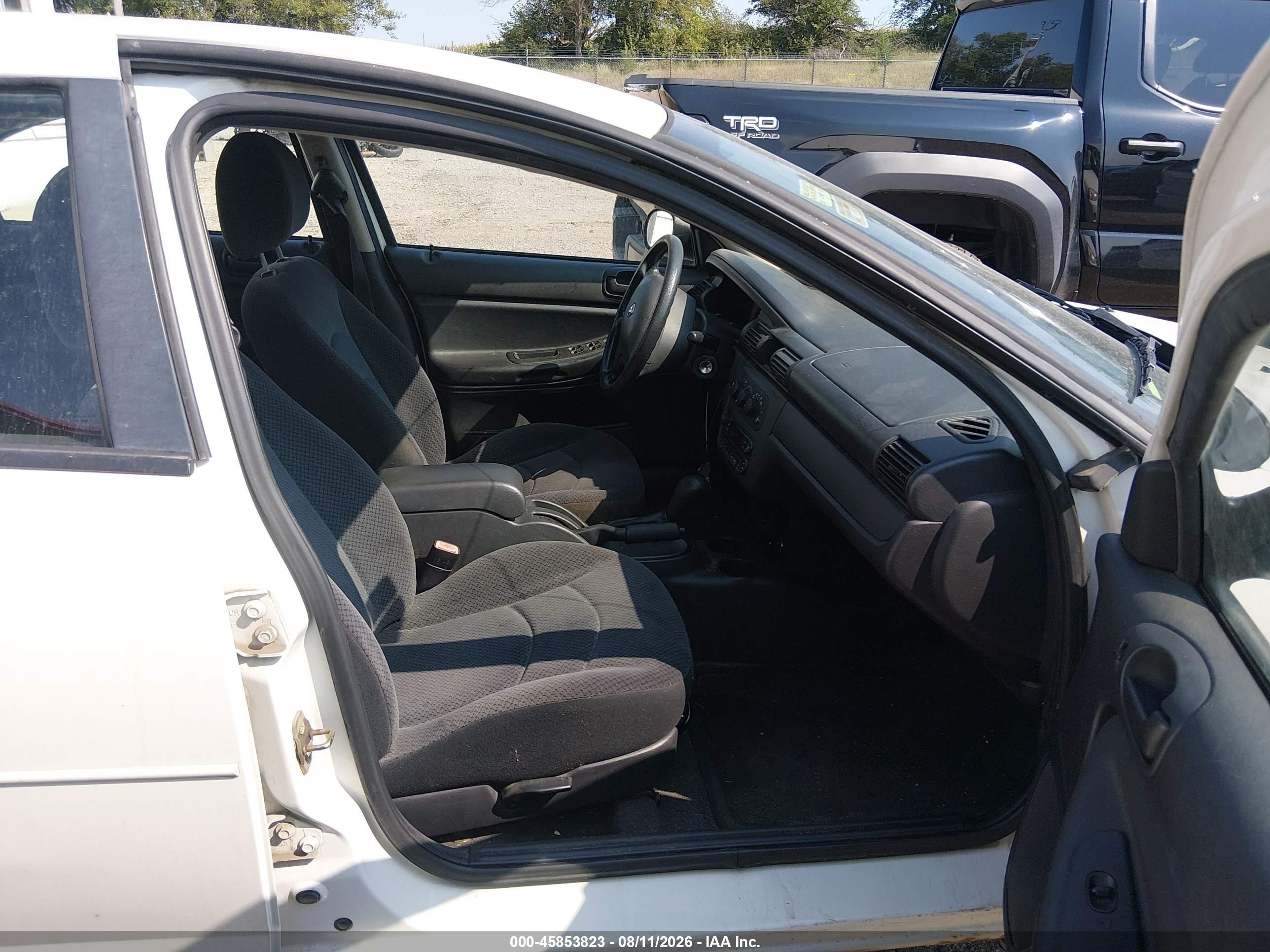 2005 Dodge Stratus Sxt White vin: 1B3EL46X55N607483