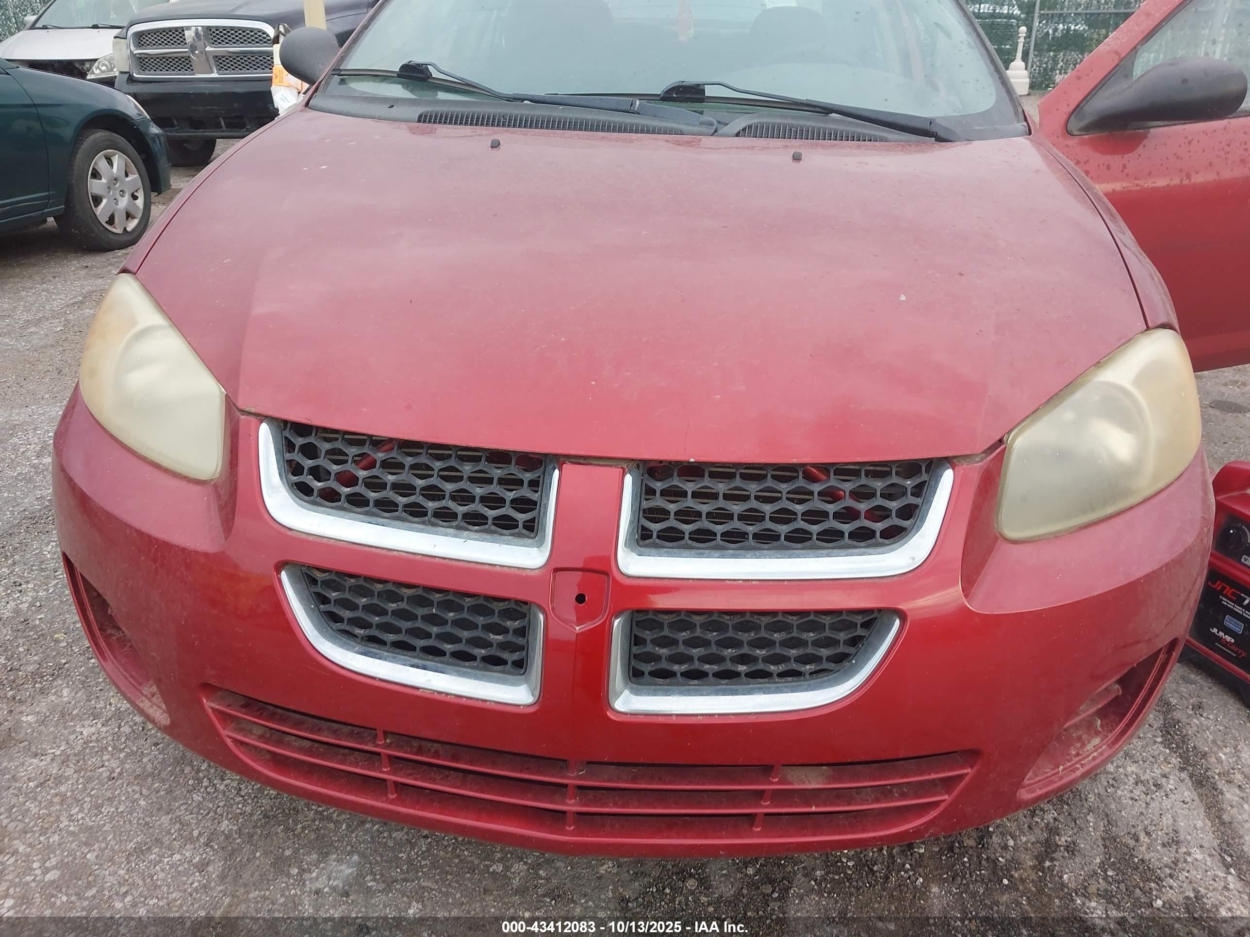2005 Dodge Stratus Sxt Red vin: 1B3EL46X65N696481