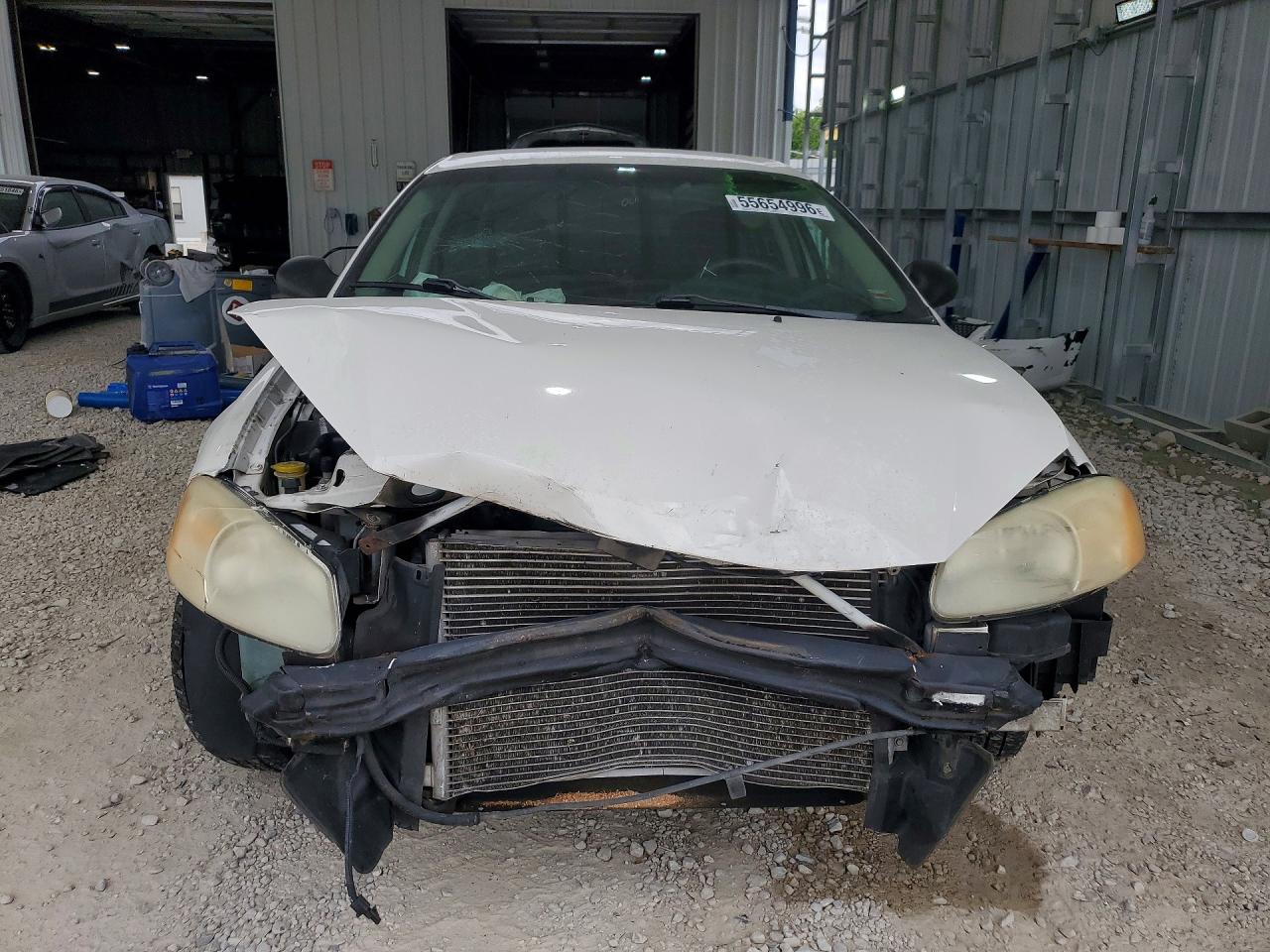 2005 Dodge Stratus Sxt White vin: 1B3EL46X85N663790