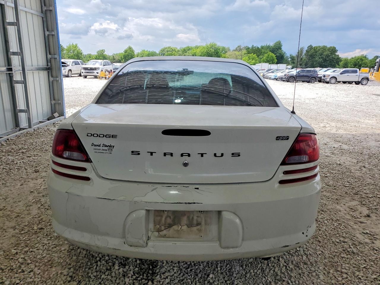 2005 Dodge Stratus Sxt White vin: 1B3EL46X85N663790