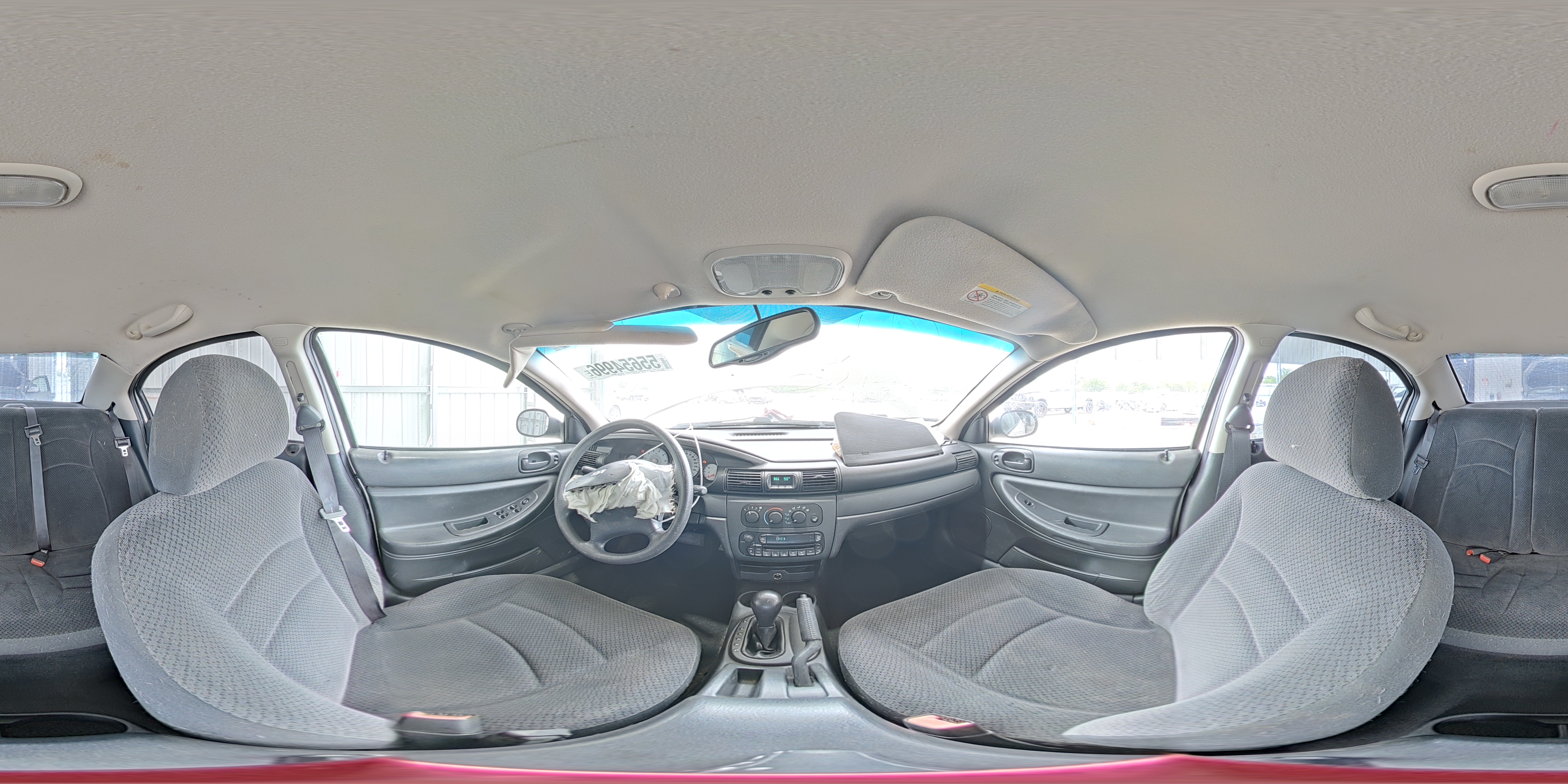 2005 Dodge Stratus Sxt White vin: 1B3EL46X85N663790