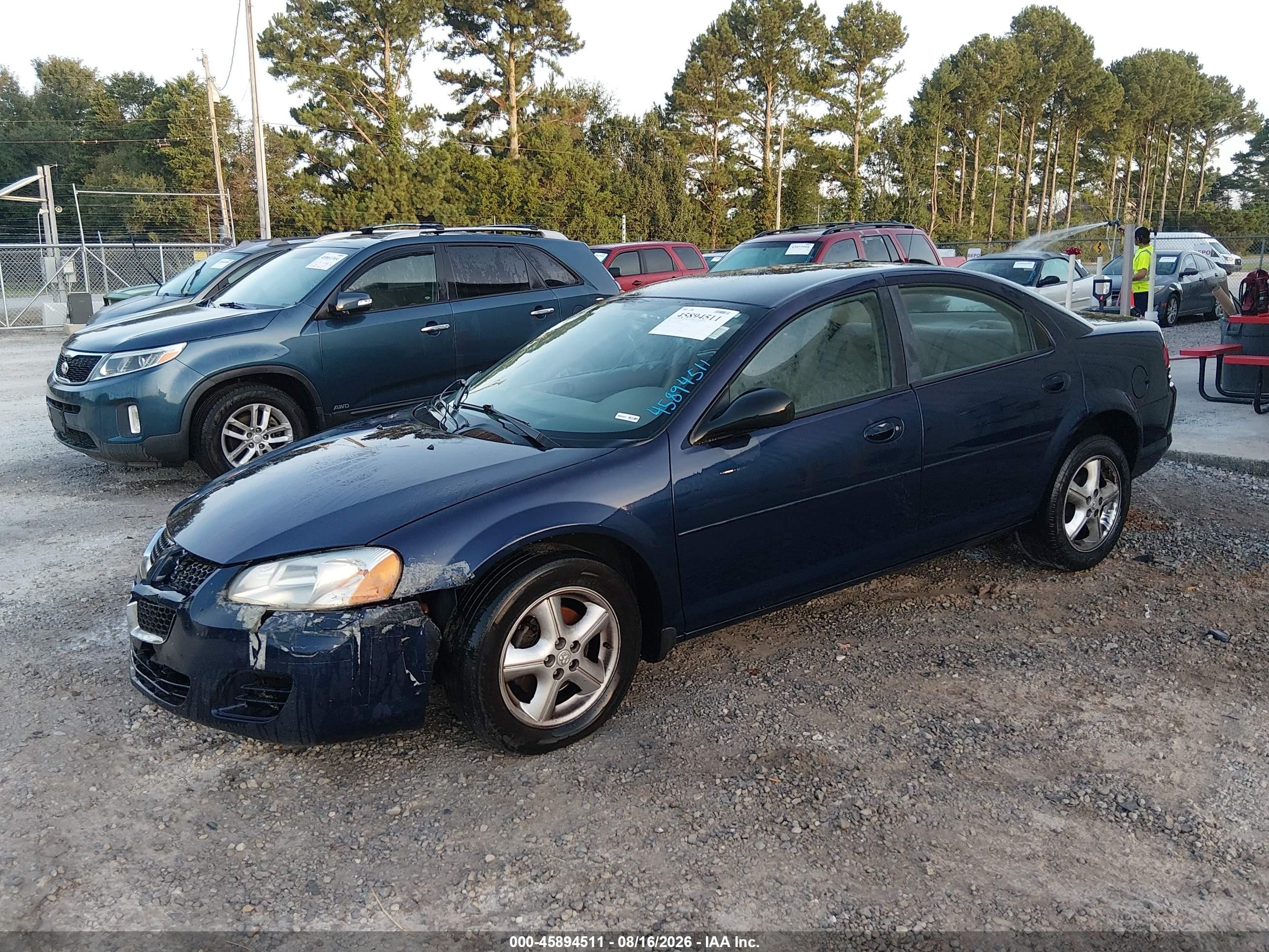 2006 Dodge Stratus Sxt Blue vin: 1B3EL46X86N241181