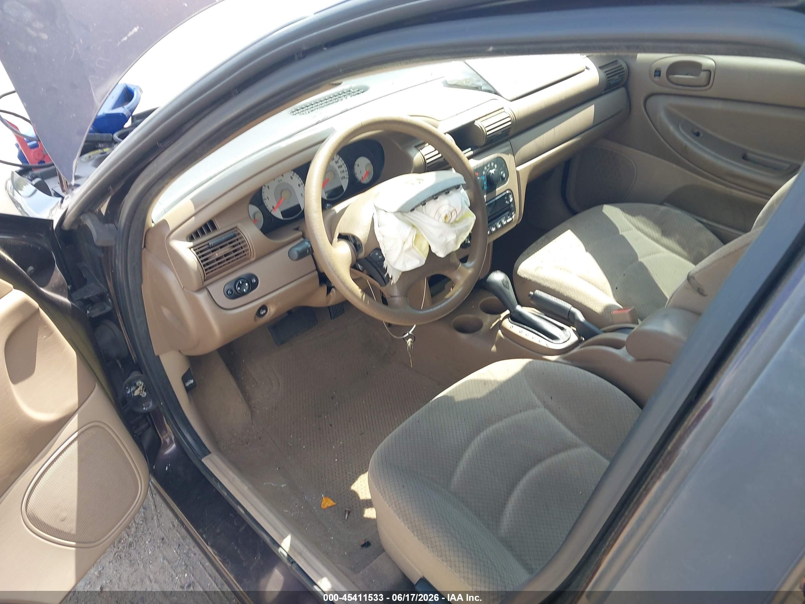 2004 Dodge Stratus Sxt Purple vin: 1B3EL46XX4N274874