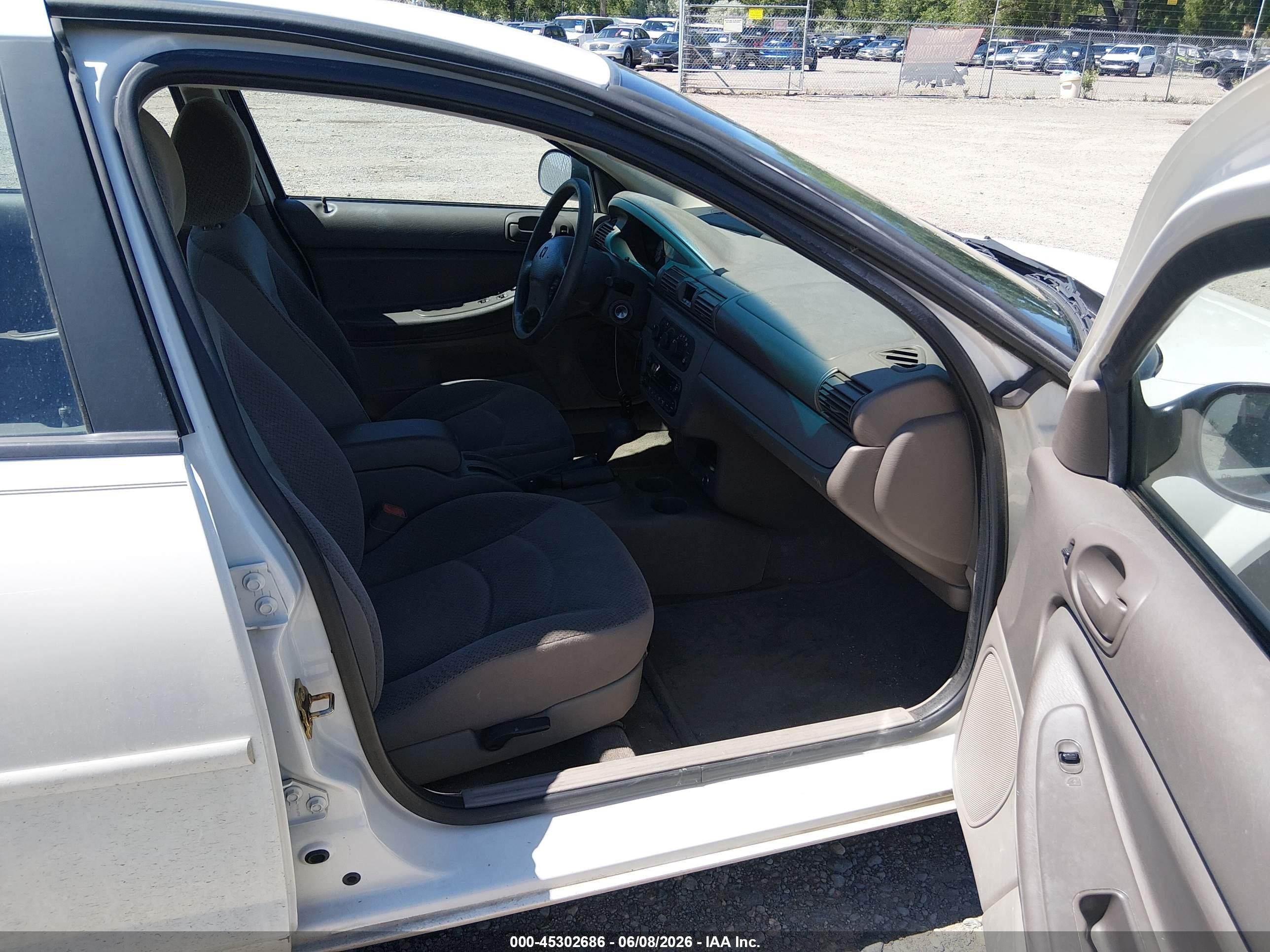 2004 Dodge Stratus Es White vin: 1B3EL56R04N301832