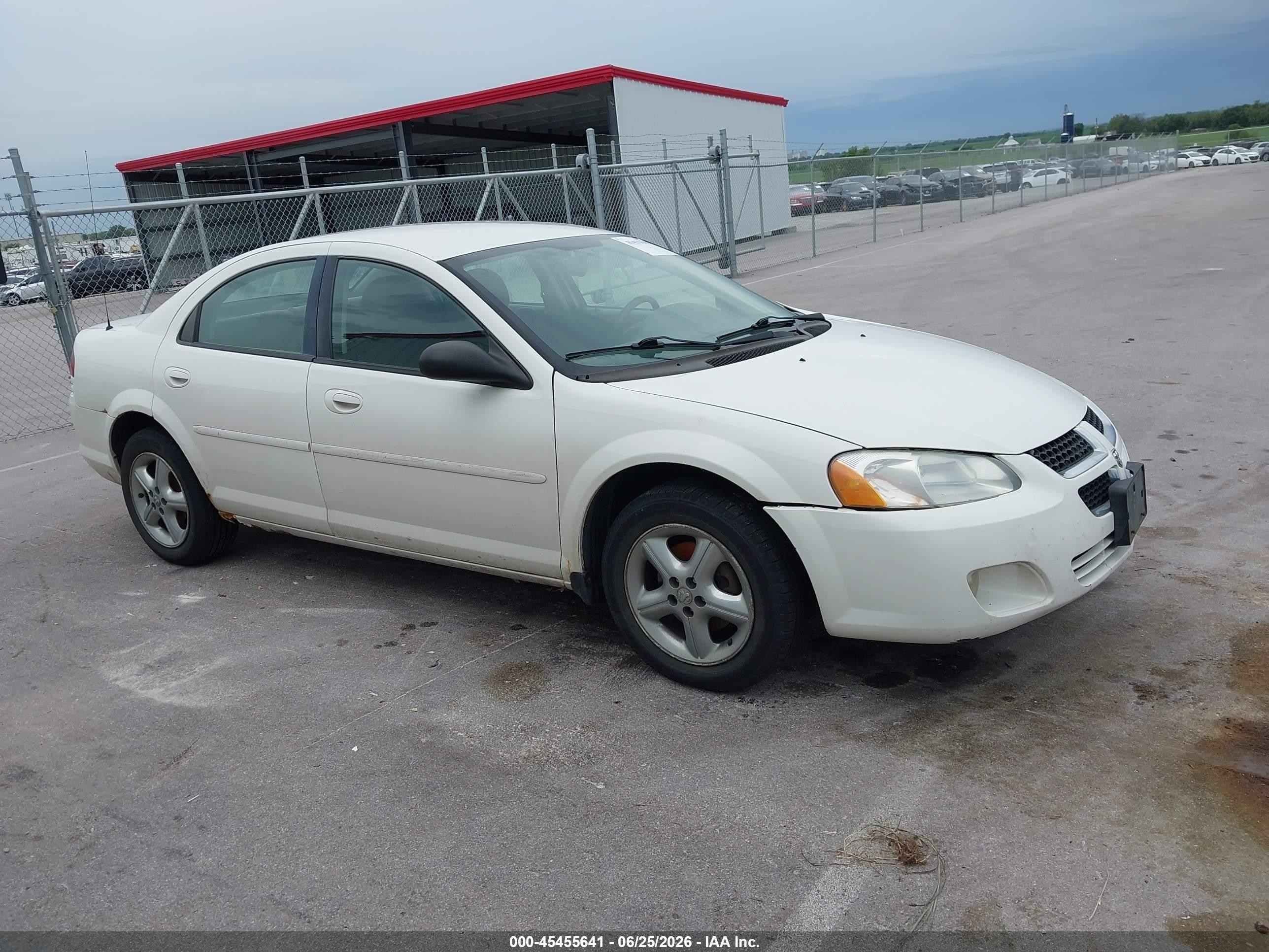 2004 Dodge Stratus Es White vin: 1B3EL56T44N193680
