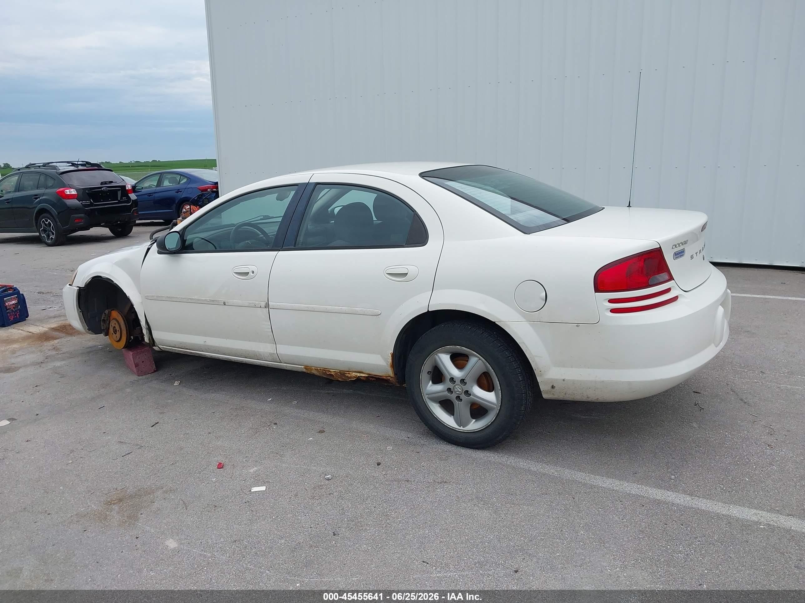 2004 Dodge Stratus Es White vin: 1B3EL56T44N193680